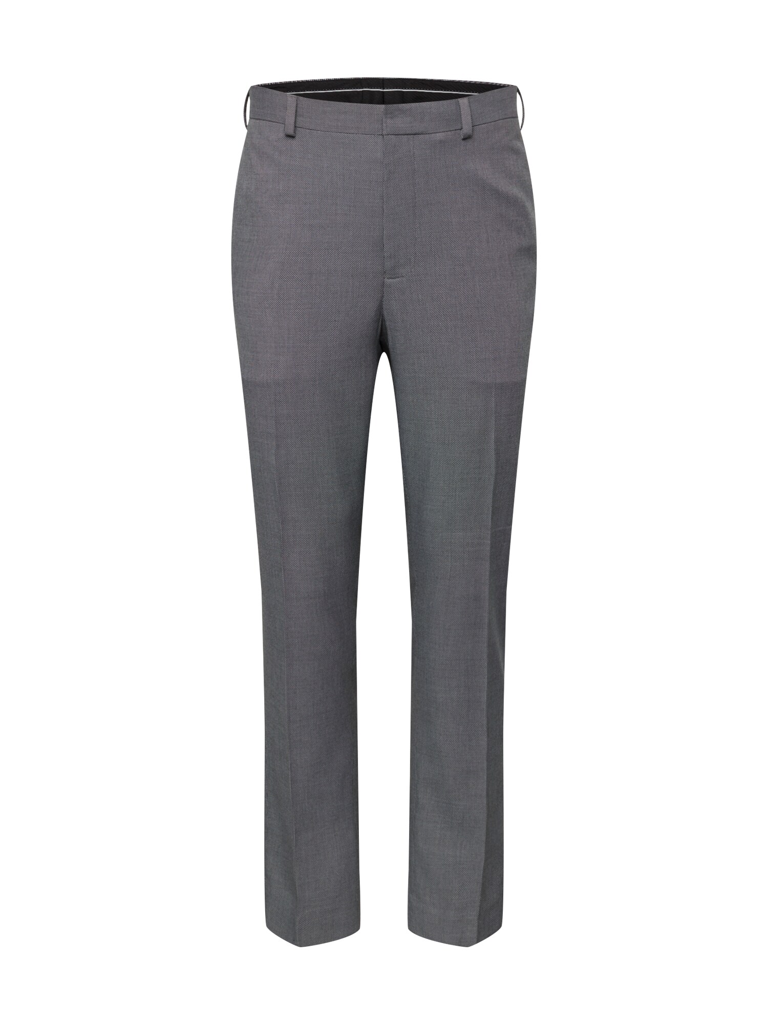 BURTON MENSWEAR LONDON Kelnės su kantu 'GREY MICRO TEXTURE SLIM'  pilka