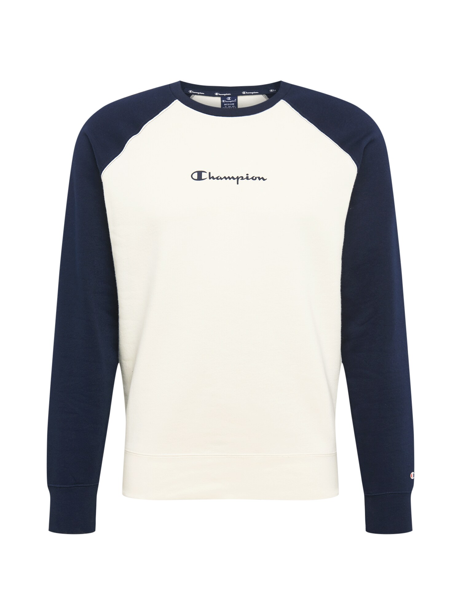 Champion Authentic Athletic Apparel Megztinis be užsegimo  balkšva / tamsiai mėlyna