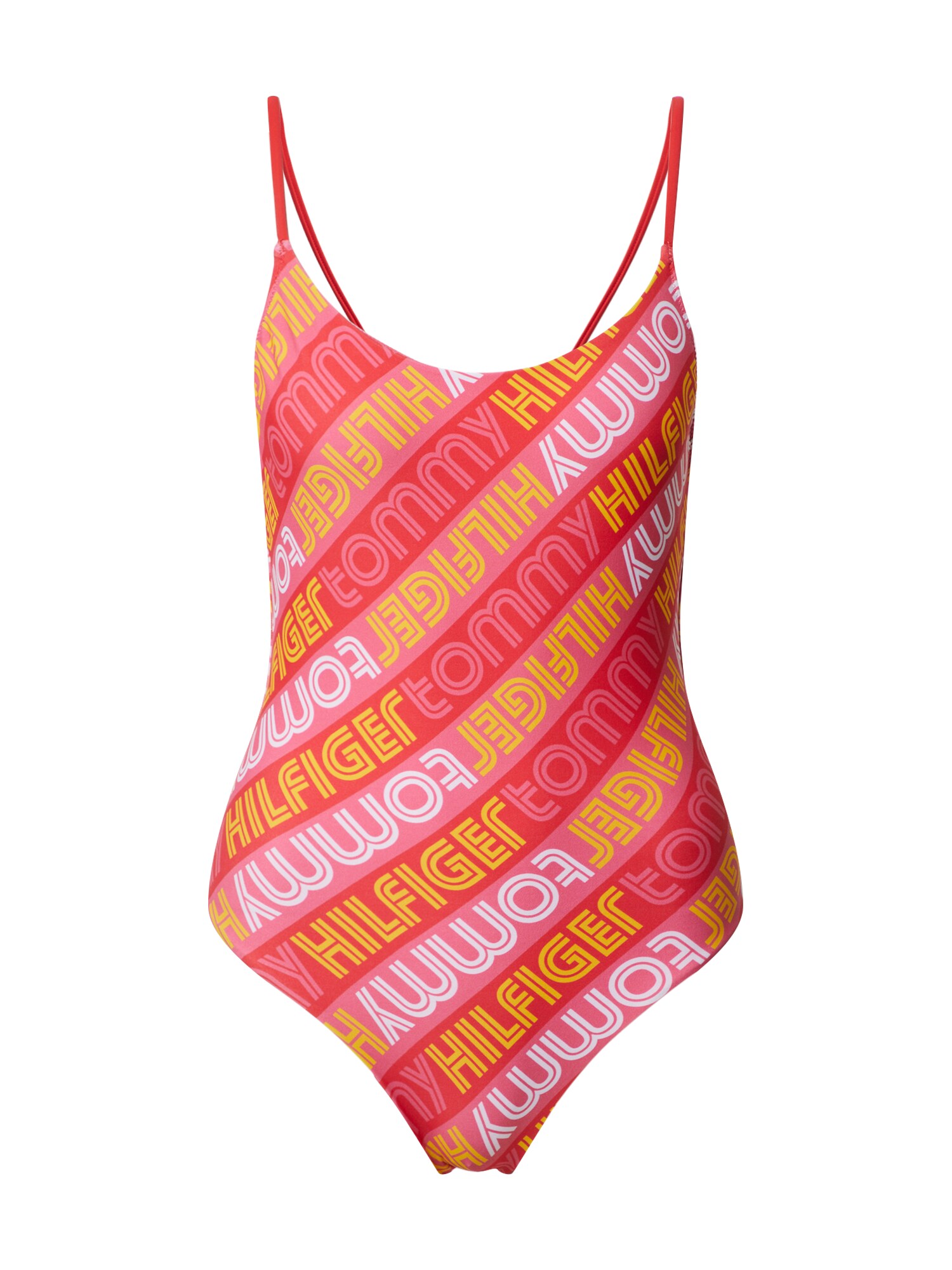 Tommy Hilfiger Underwear Maudymosi kostiumėlis 'ONE-PIECE HIGH LEG'  tamsiai rožinė