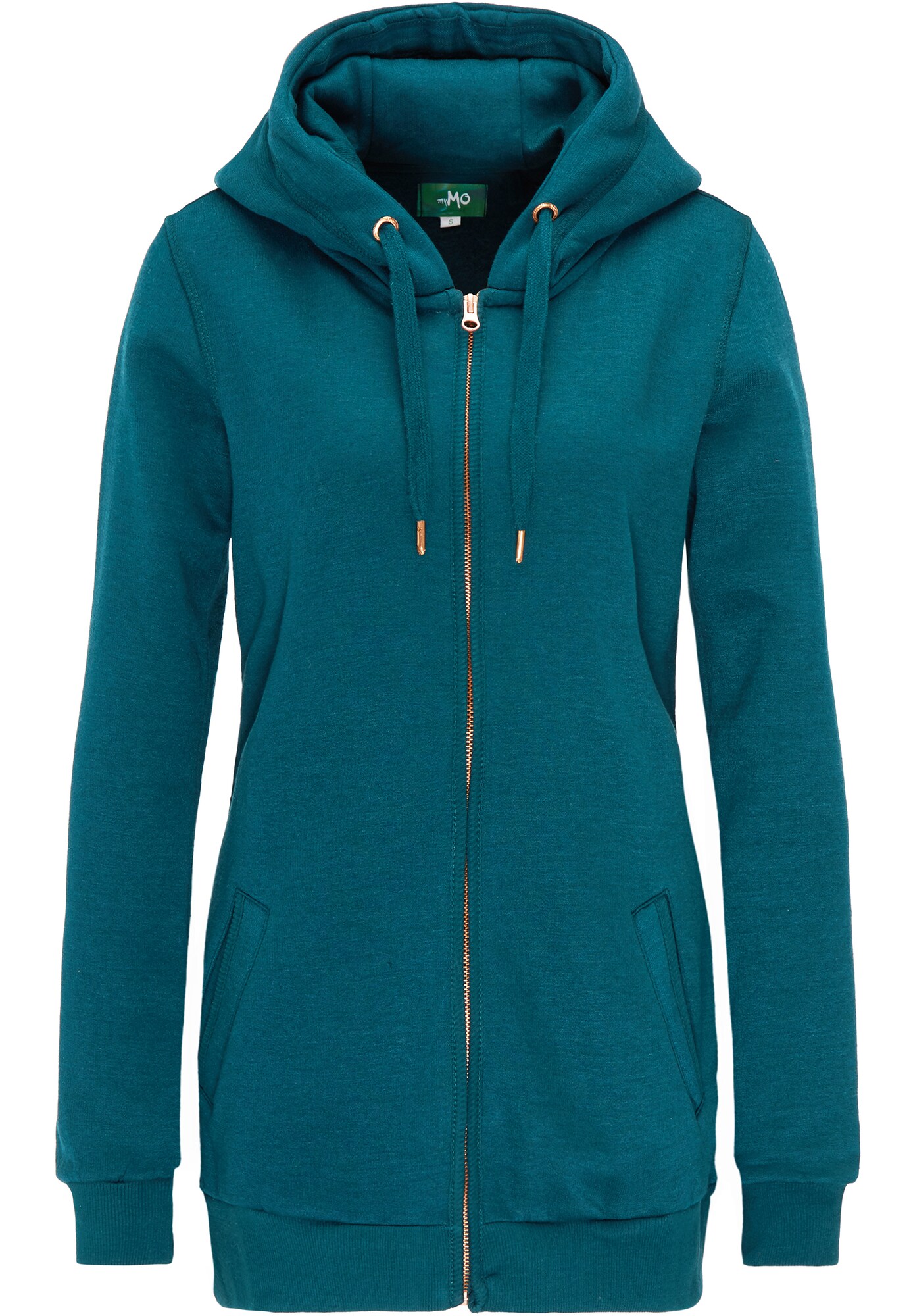 Mymo Dames Sweatvest Smaragd mymo kopen in de aanbieding