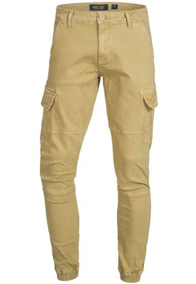 INDICODE JEANS Cargobroek ‘August’ Sand