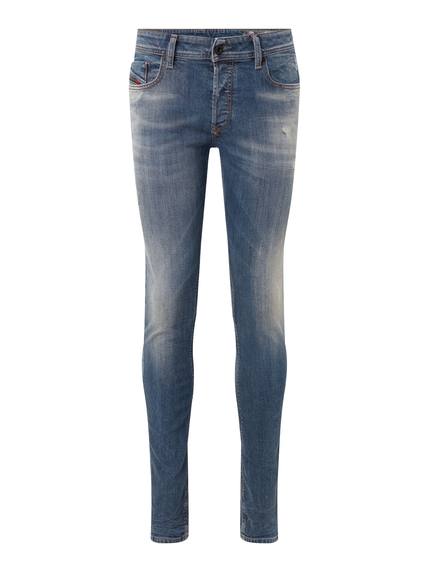 Diesel Heren Jeans Sleenker 084Ke Blauw Denim diesel kopen in de aanbieding