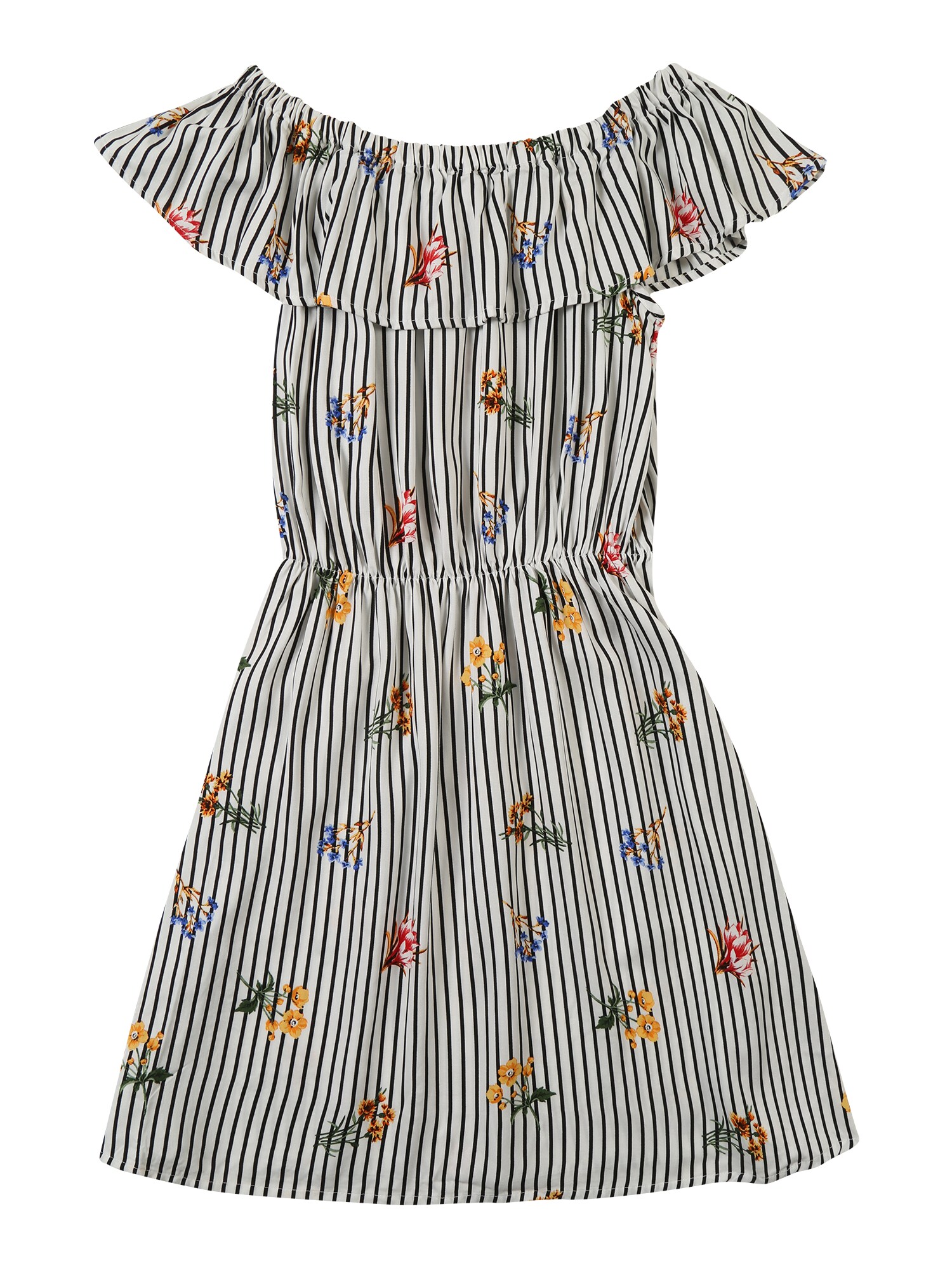 Name It Meisjes Jurk Nlffonga Off Shoulder Dress Wit name it kopen in de aanbieding