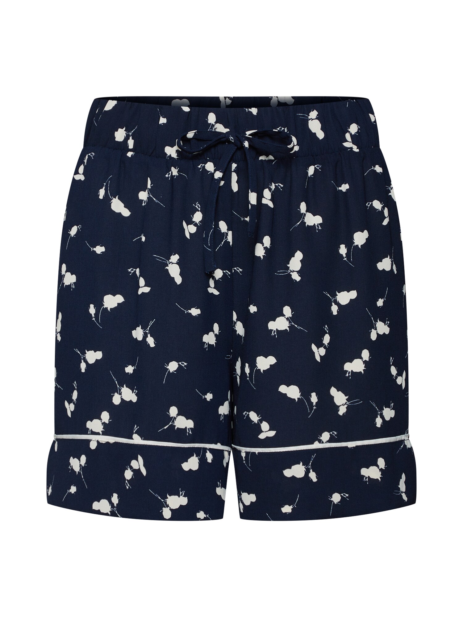 Pieces Dames Broek Nachtblauw Parelwit pieces kopen in de aanbieding