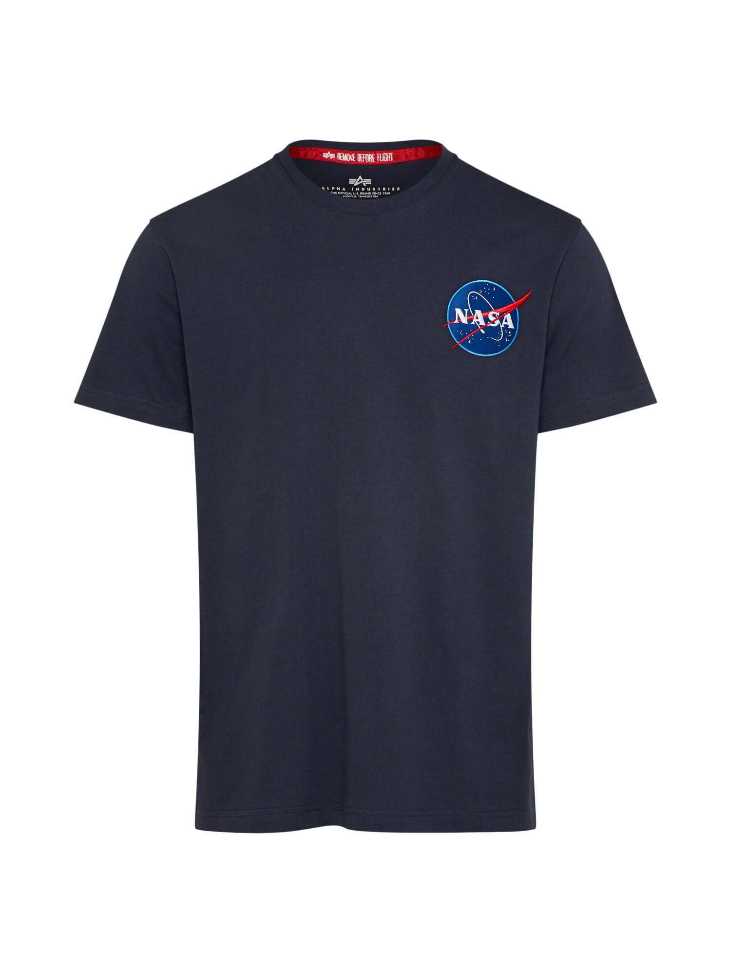 ALPHA INDUSTRIES Marškinėliai 'Space Shuttle T'  tamsiai mėlyna / mišrios spalvos