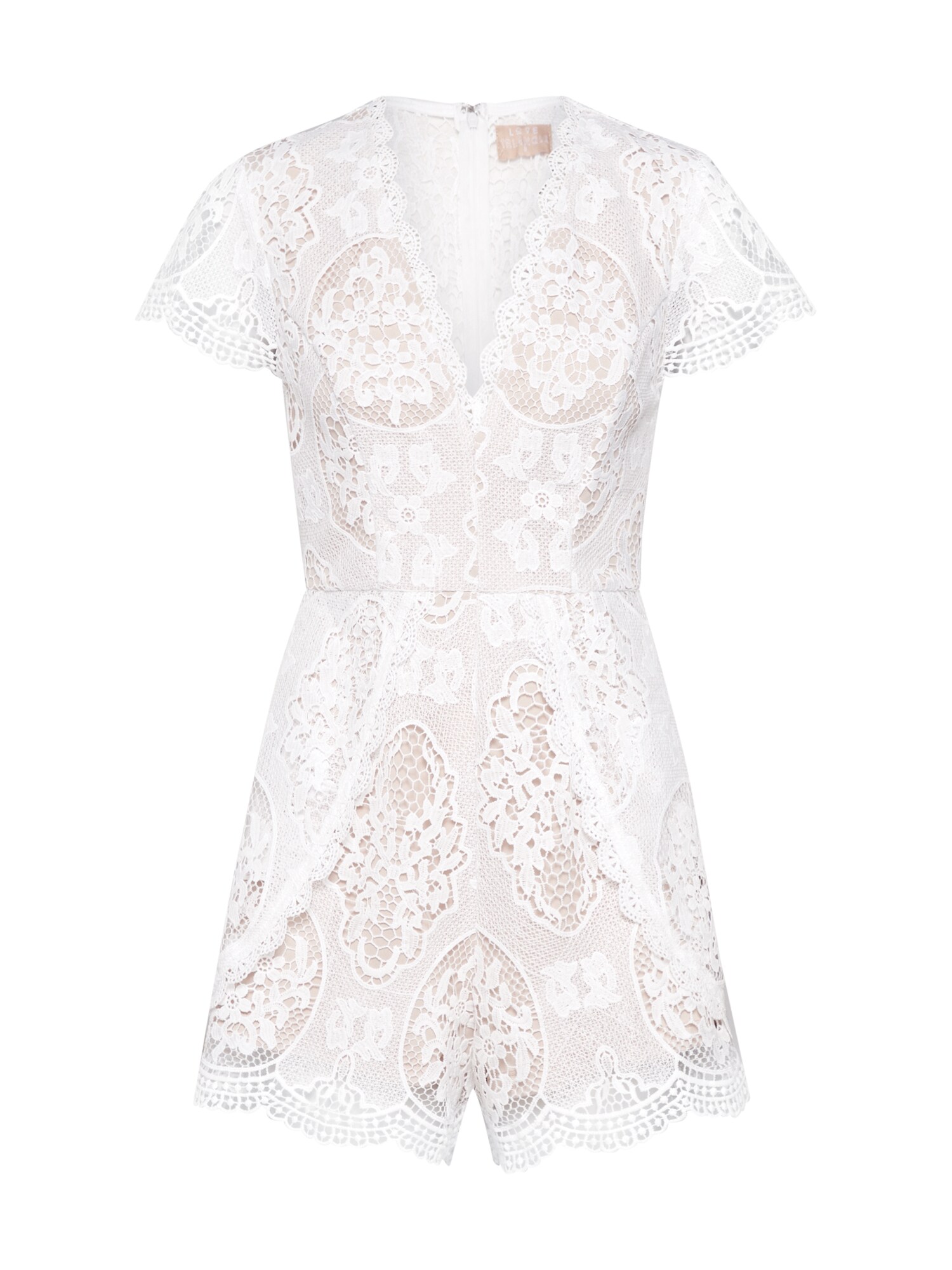 Love Triangle Kombinezono tipo kostiumas 'In the Picture Playsuit'  balta