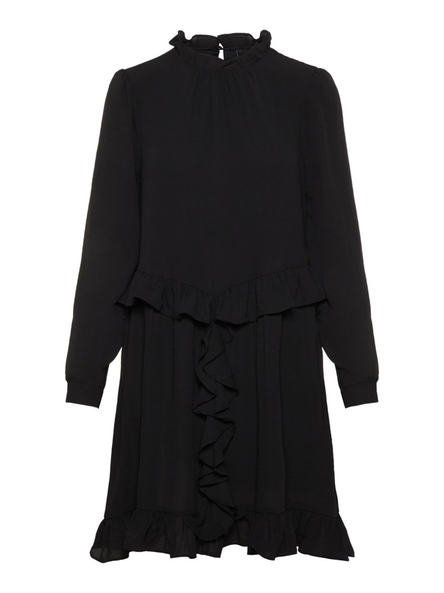 Vero Moda Dames Jurk Sabby Zigga Zwart vero moda kopen in de aanbieding