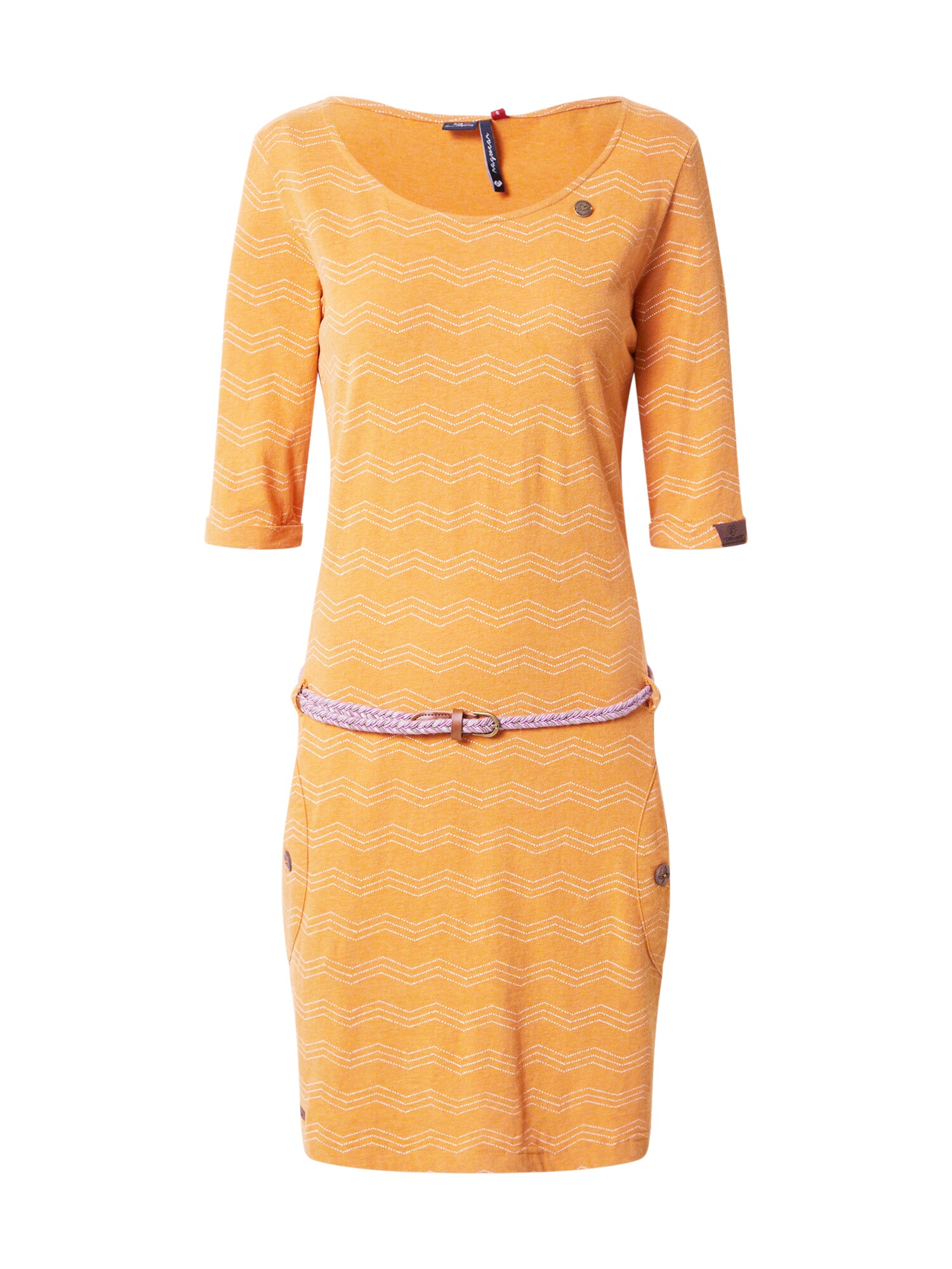 Ragwear Suknelė 'Tanya'  kario spalva / balta / šviesiai violetinė
