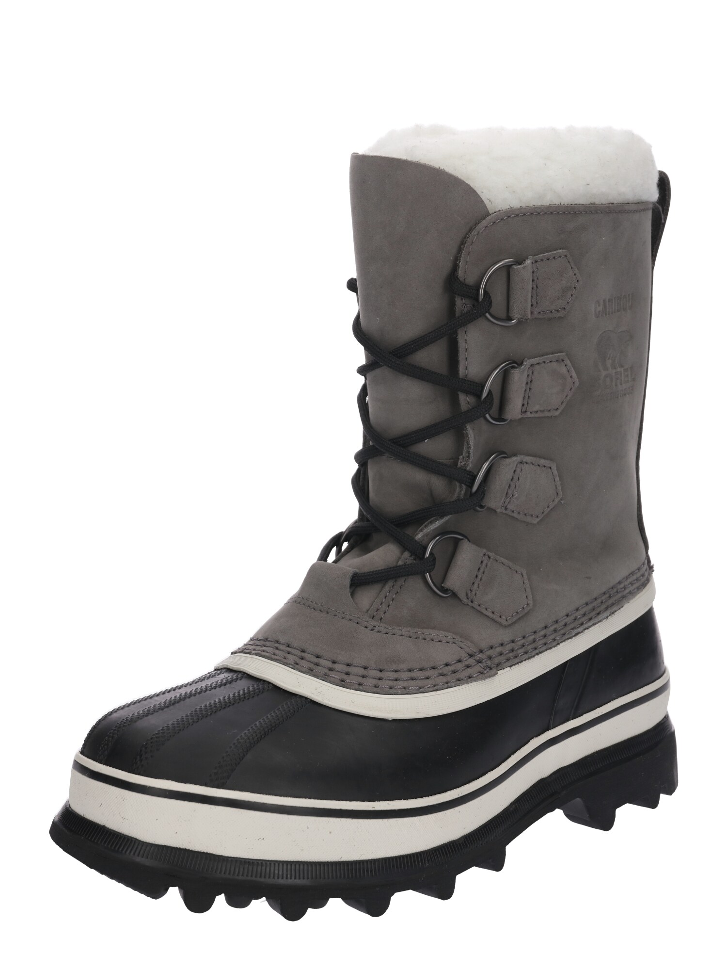 Sorel Dames Snowboots Caribou Antraciet sorel kopen in de aanbieding