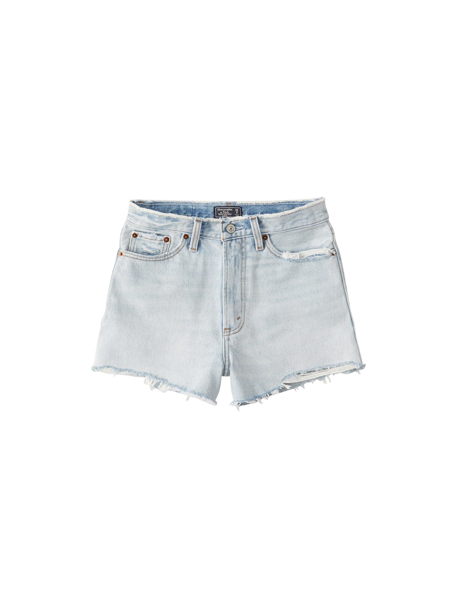 Abercrombie Fitch Dames Jeans Sb19 Light Clean Rigid Hr Blauw Denim abercrombie fitch kopen in de aanbieding