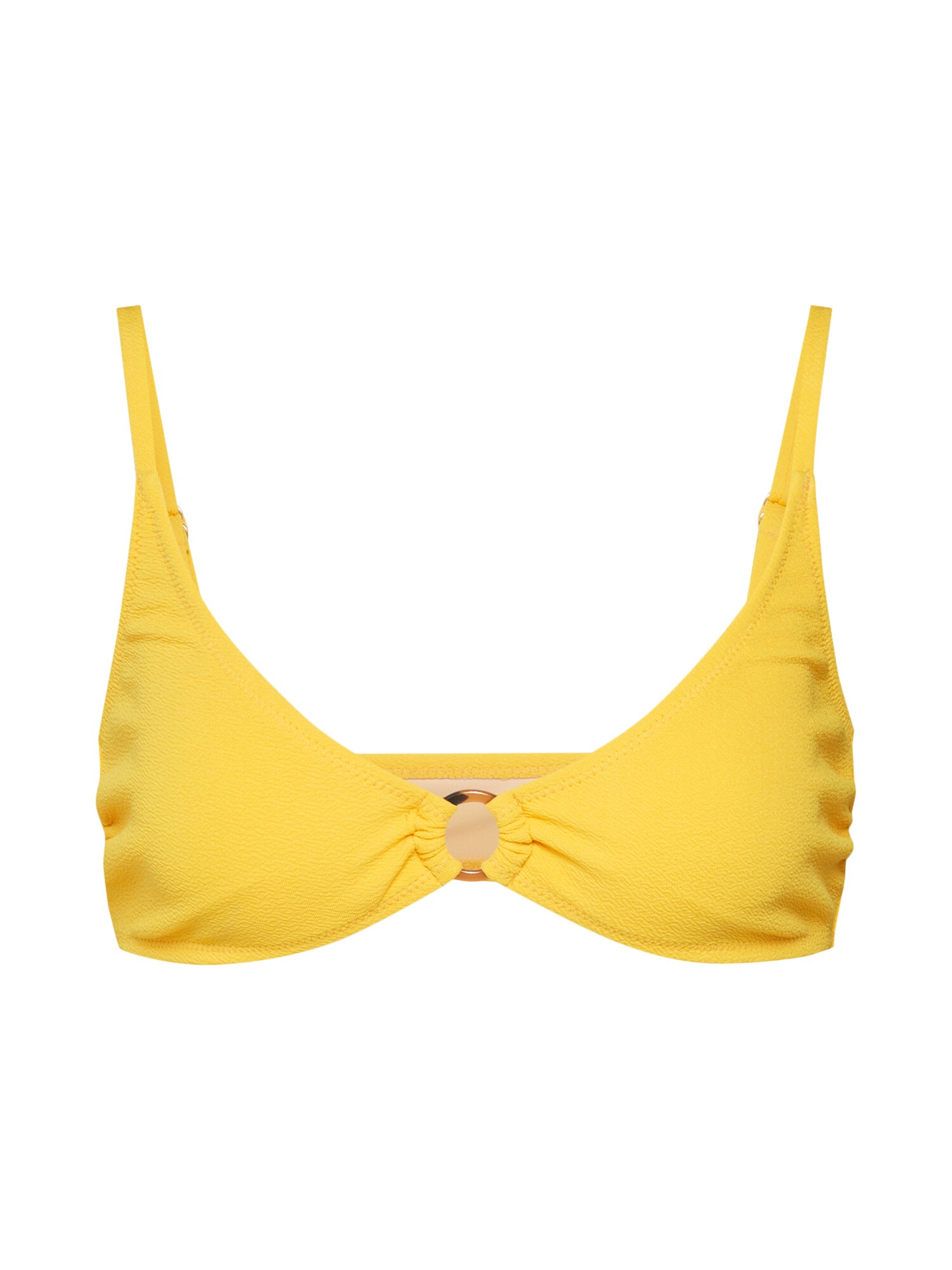 MINKPINK Bikinio viršutinė dalis 'LOREN RING BRALETTE'  geltona