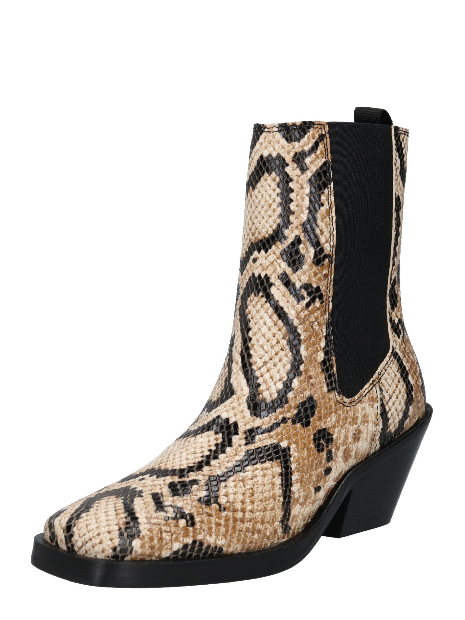SELECTED FEMME Chelsea batai 'AVA'  smėlio / juoda