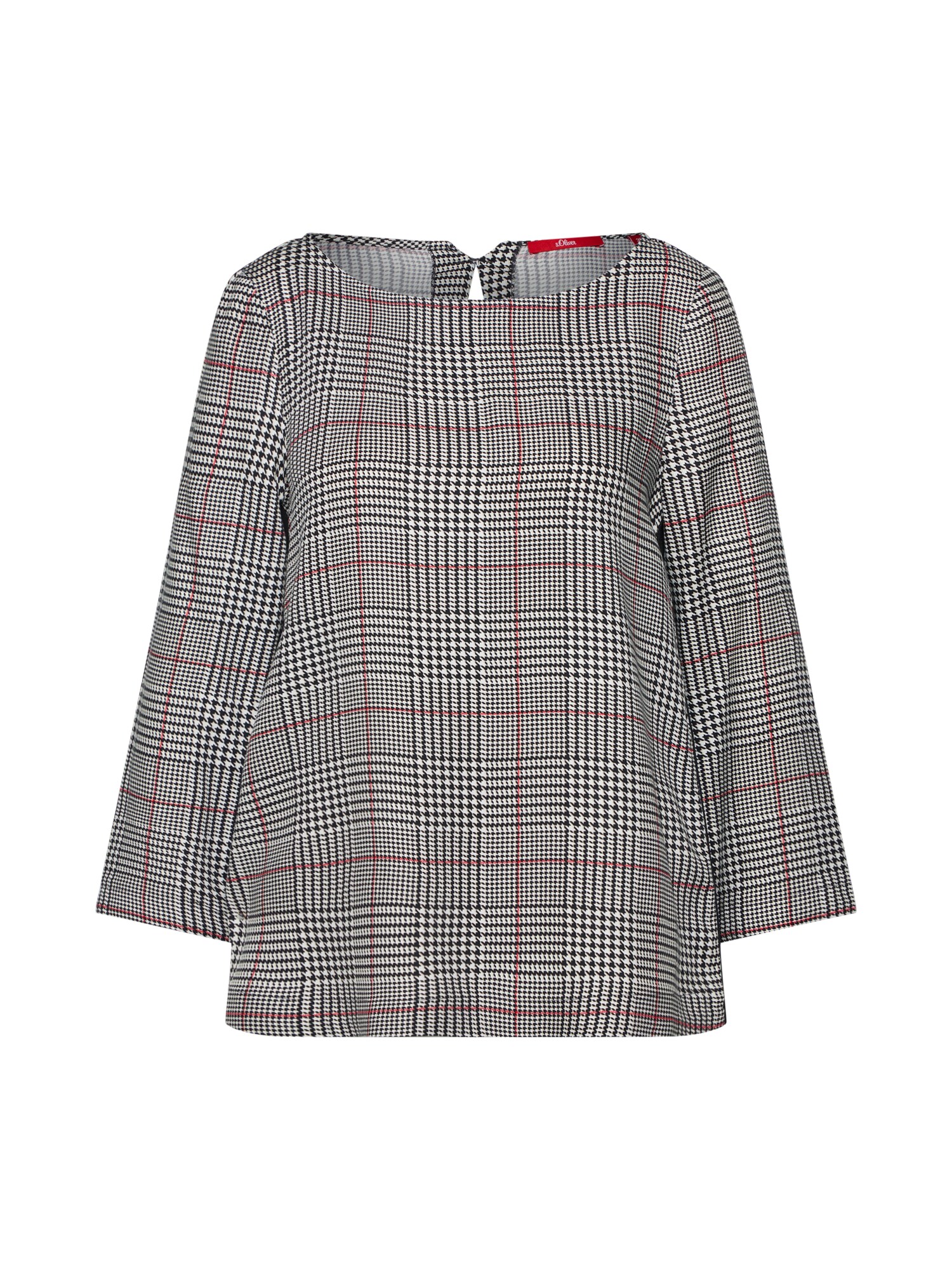 Soliver Red Label Dames Blouse Antraciet soliver red label kopen in de aanbieding