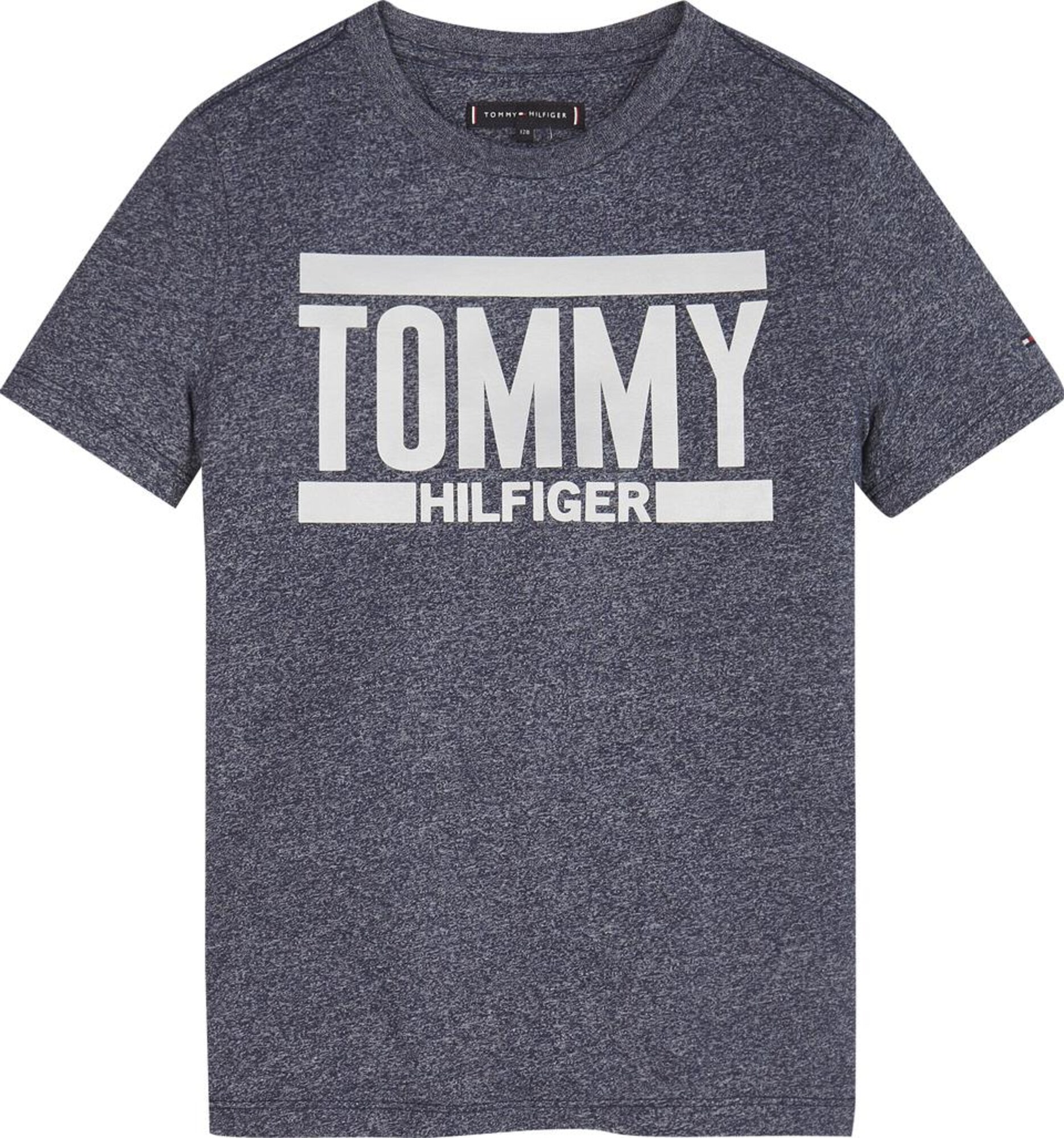 Tommy Hilfiger Jongens Shirt Donkergrijs Wit tommy hilfiger kopen in de aanbieding