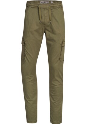 INDICODE JEANS Cargobroek ‘Broadwick’ Olijfgroen