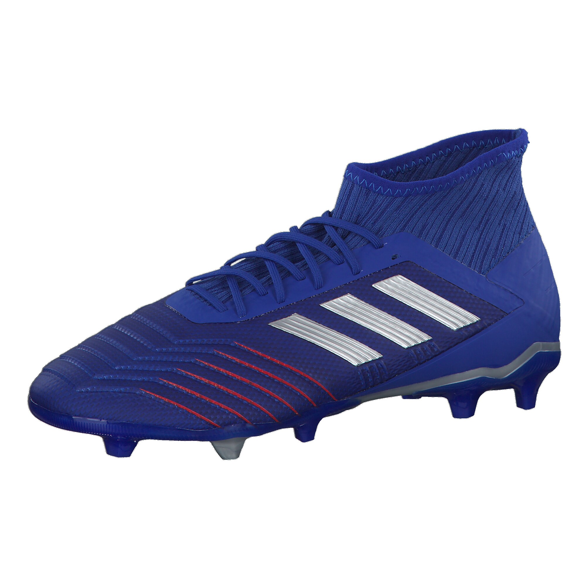 Adidas Performance Heren Voetbalschoen Predator 192 Fg Blauw Rood Zilver adidas performance kopen in de aanbieding
