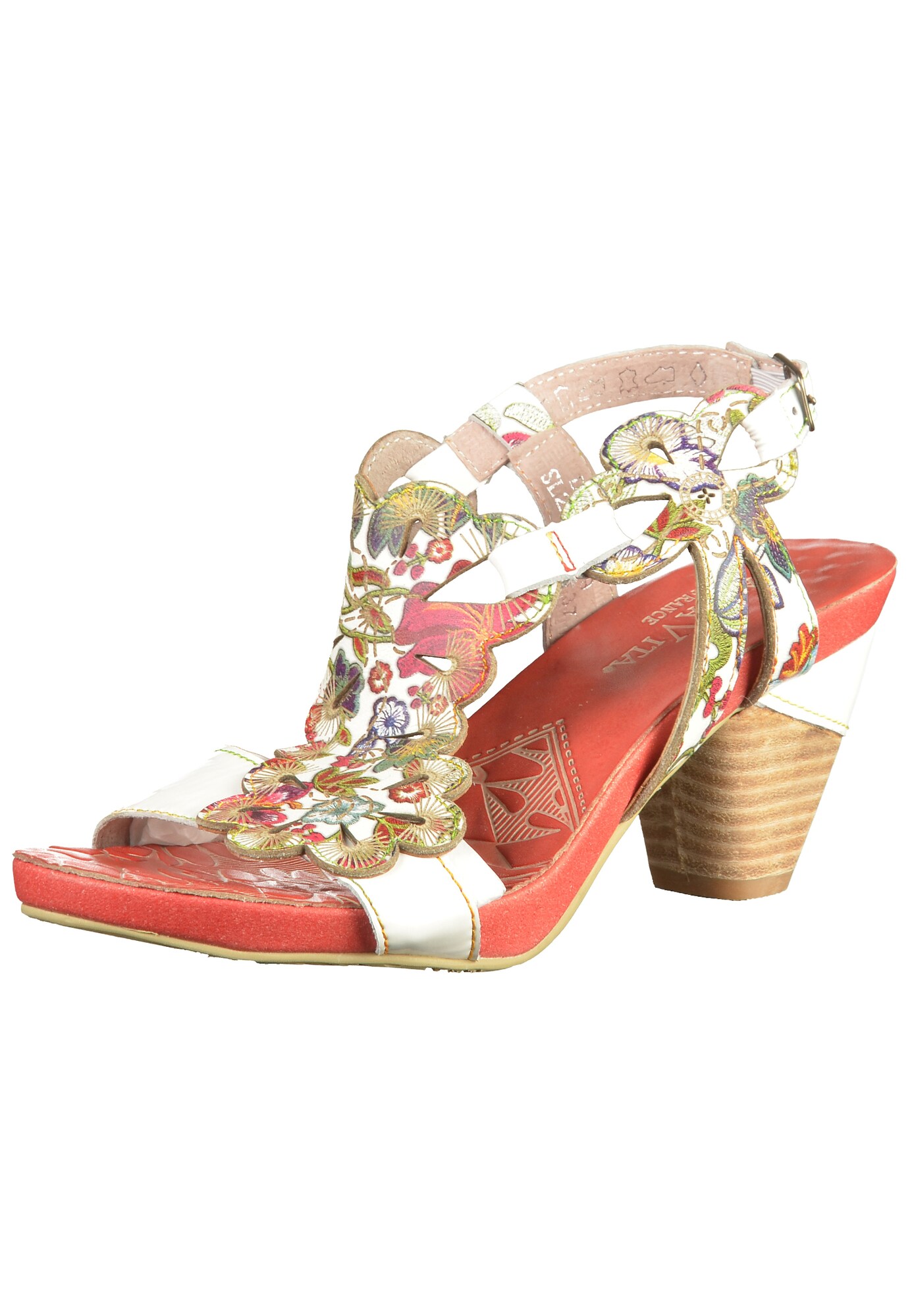 Laura Vita Dames Sandalen Met Riem Gemengde Kleuren laura vita kopen in de aanbieding