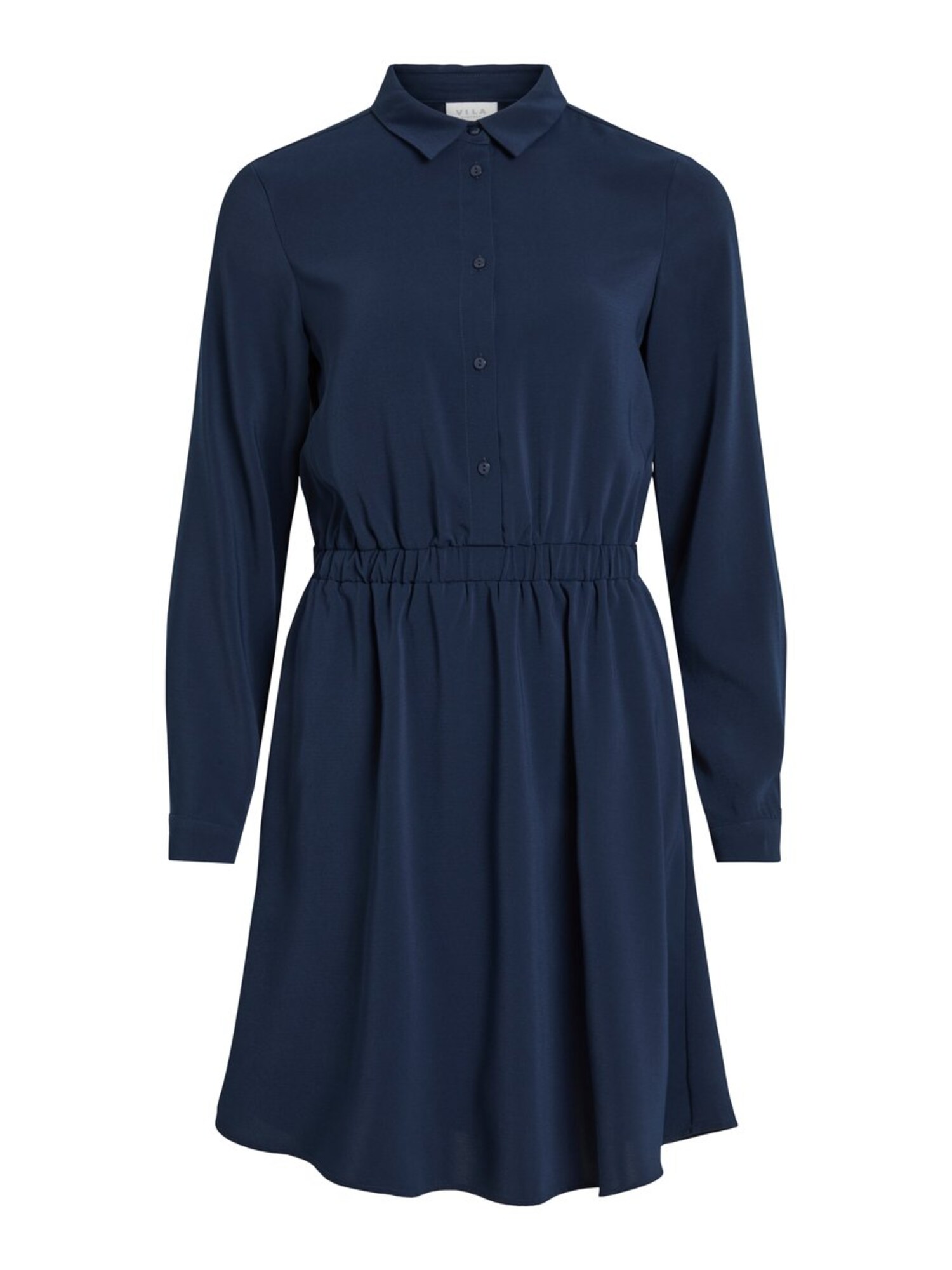 Vila Dames Blousejurk Navy vila kopen in de aanbieding