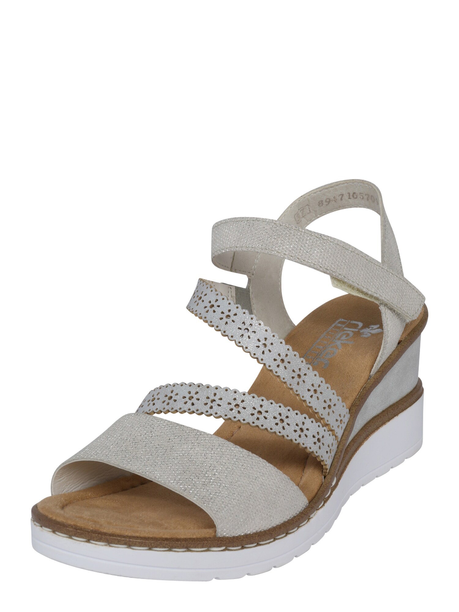 Rieker Rieker Sandale hellbeige / silber