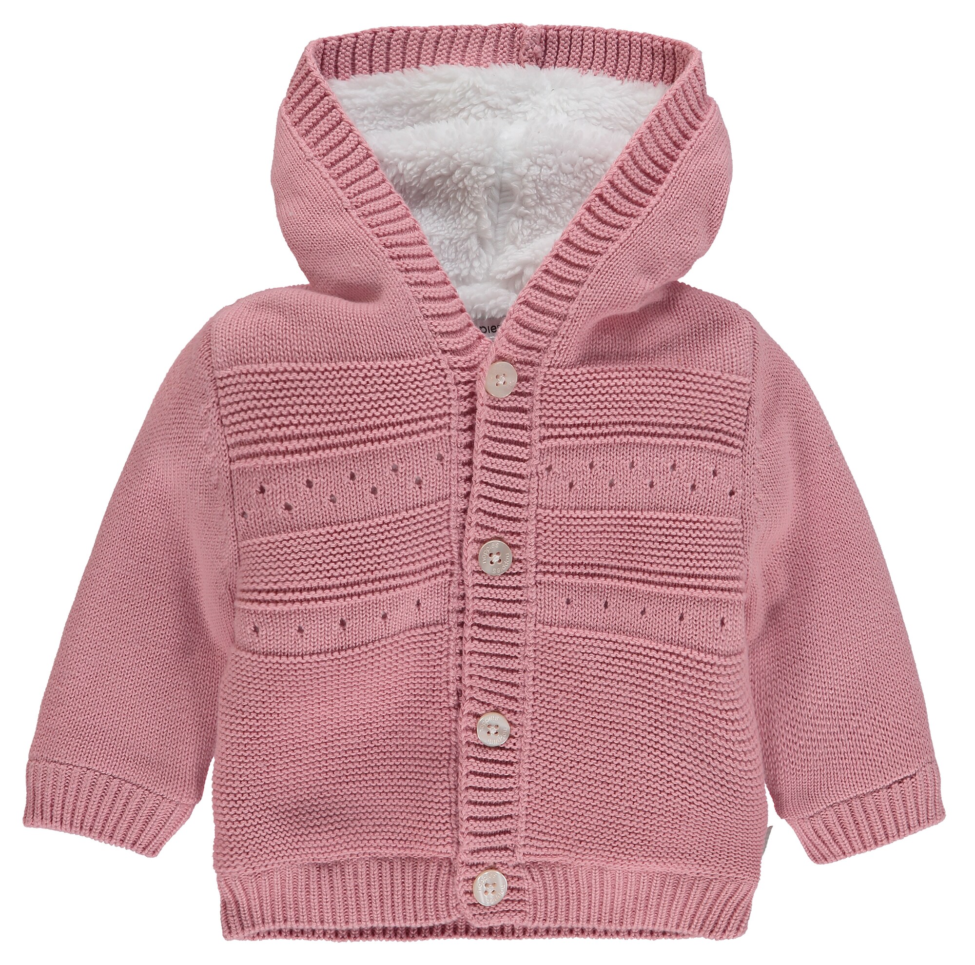 Noppies Meisjes Gebreid Vest Valentijn Rose noppies kopen in de aanbieding