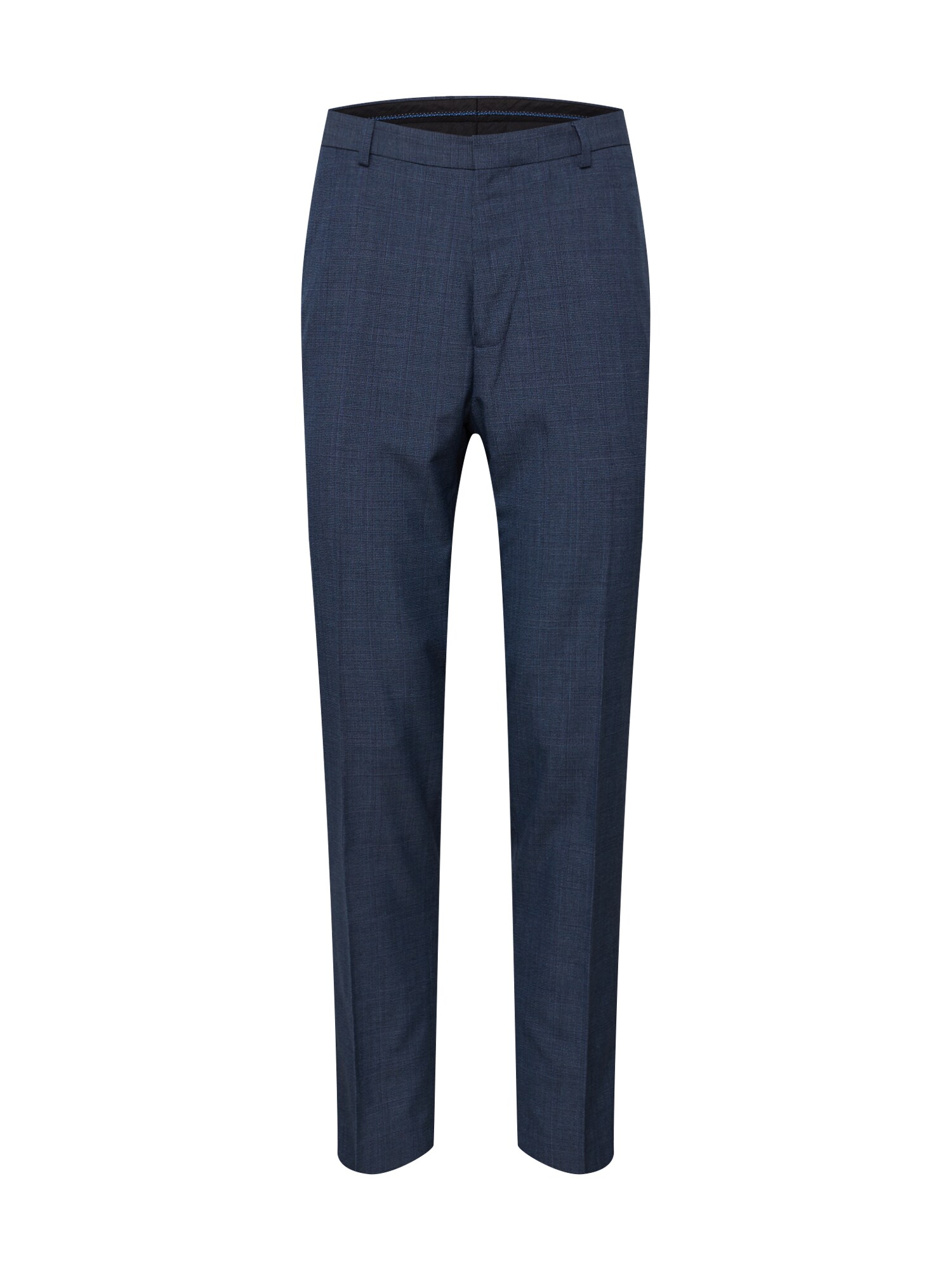 BURTON MENSWEAR LONDON Kelnės su kantu 'BLUE JASPE CHECK SLIM FIT..'  mėlyna
