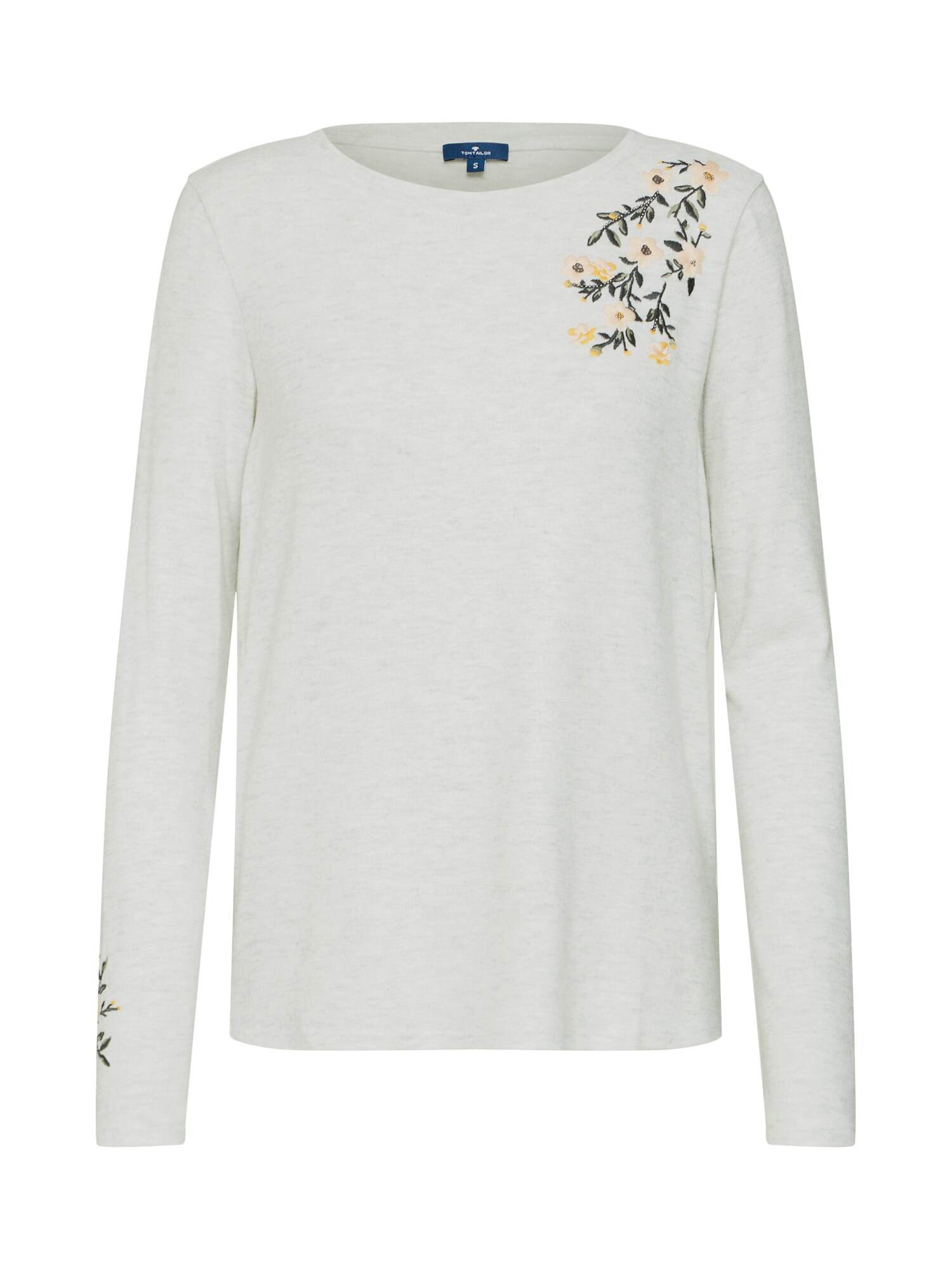 Tom Tailor Dames Shirt Gemengde Kleuren Wit Gemeleerd tom tailor kopen in de aanbieding