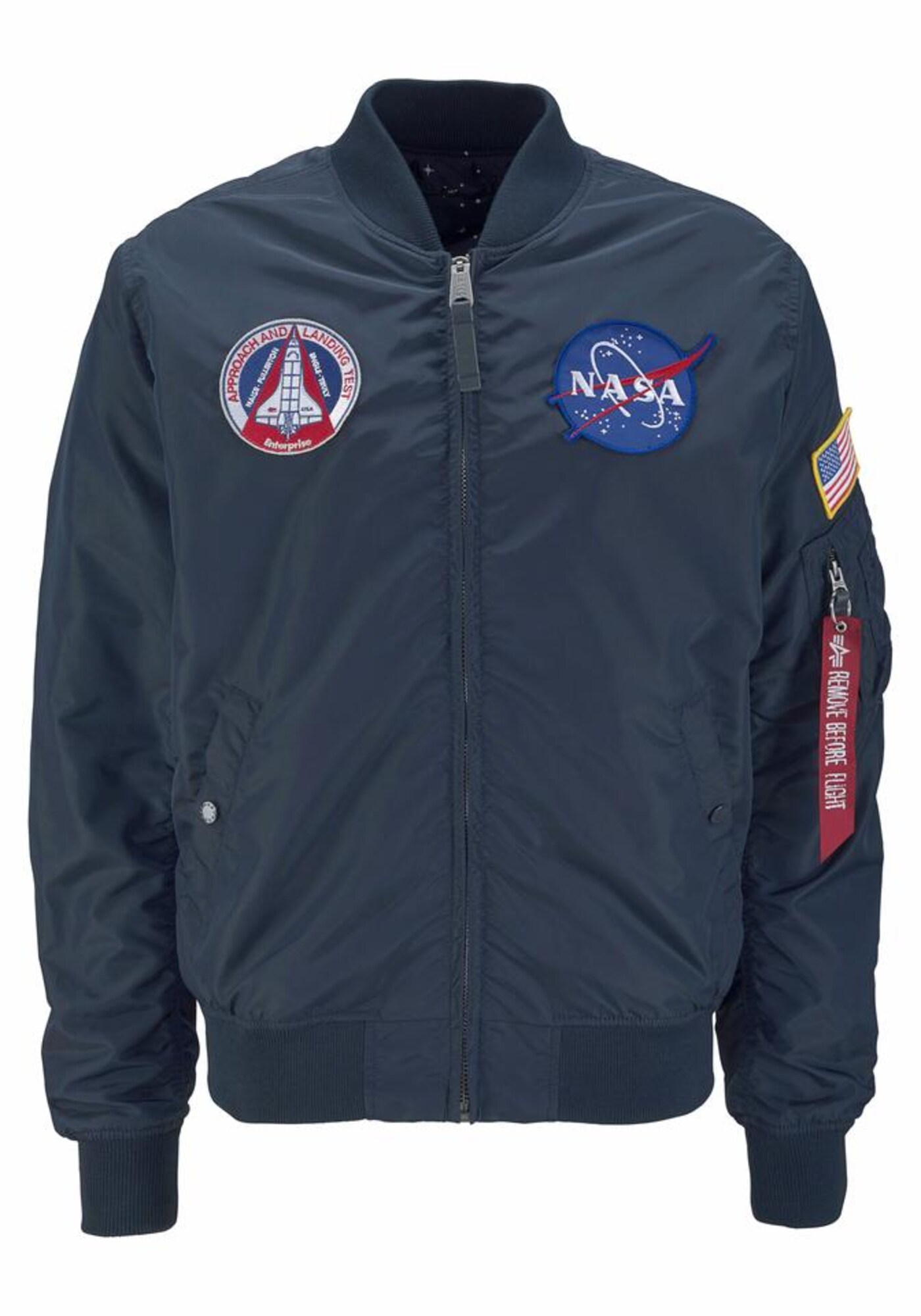 ALPHA INDUSTRIES Demisezoninė striukė  mėlyna