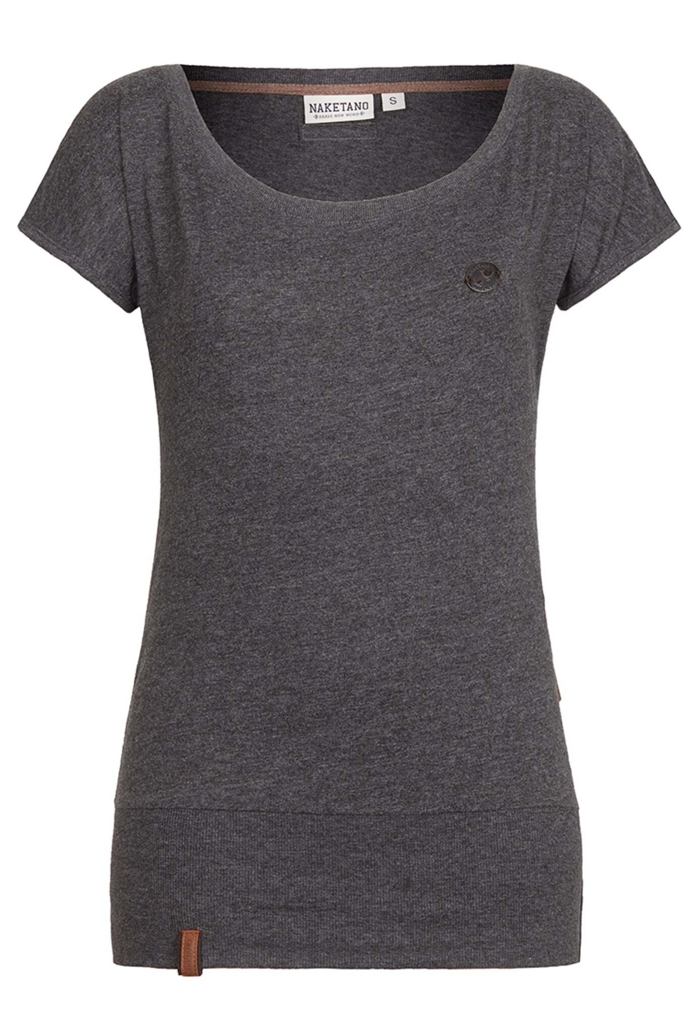 naketano Tricou  gri metalic
