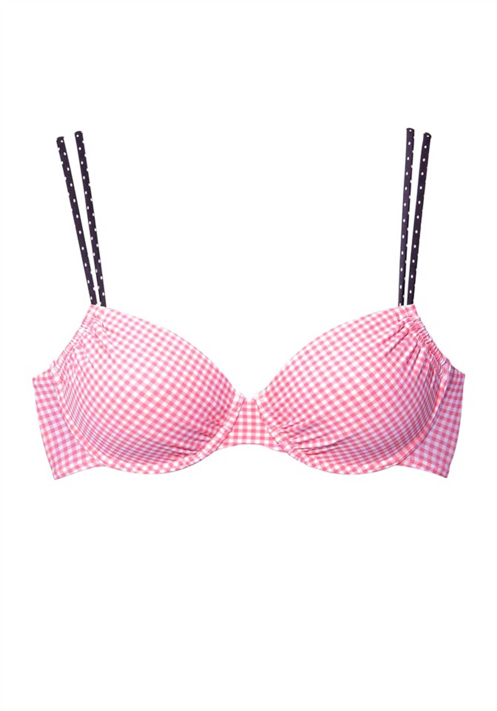 Buffalo Bikiniöverdel 'Florida' rosa / svart bikinis dam
