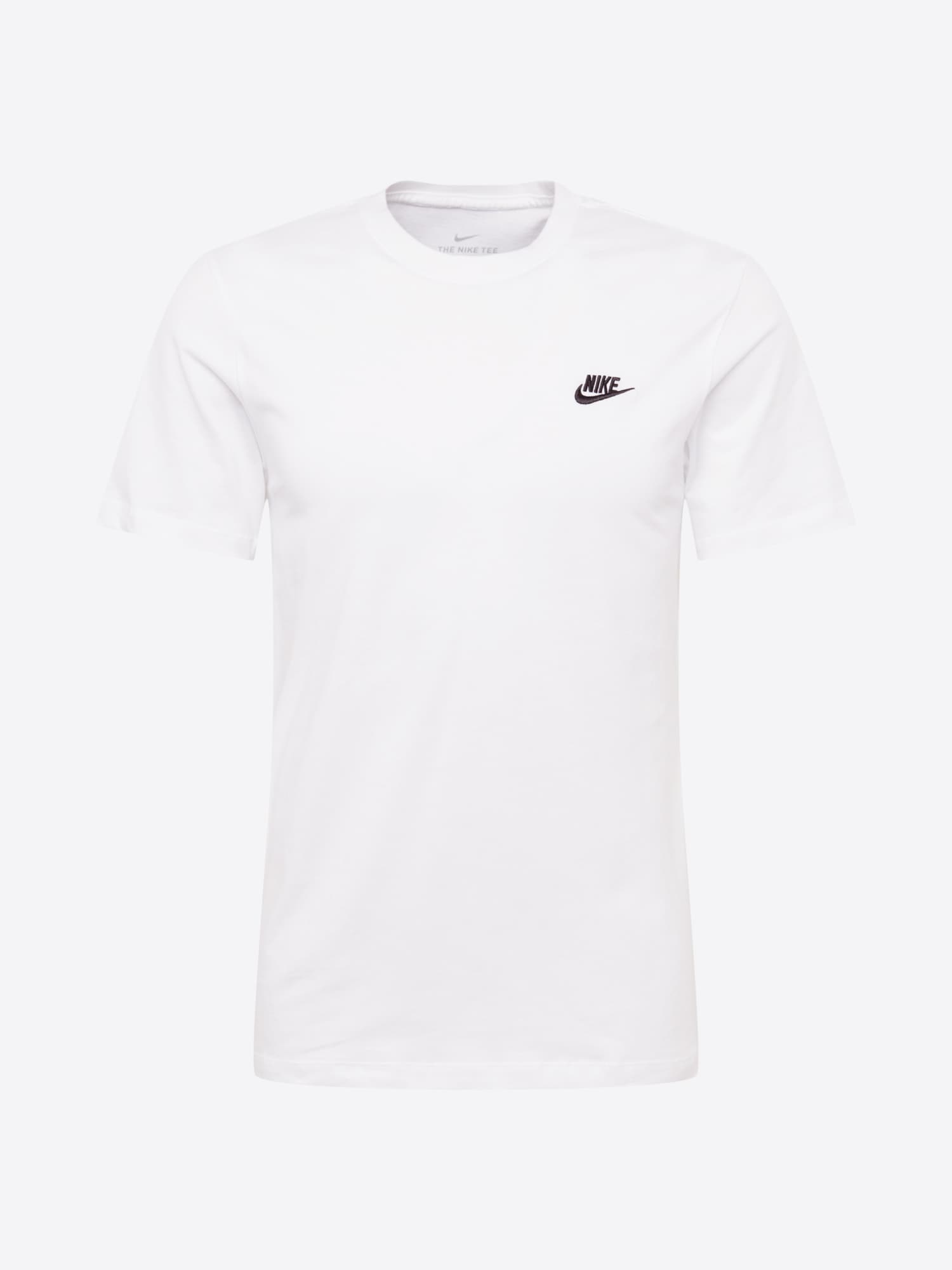 Nike Sportswear Tricou Club  negru / alb