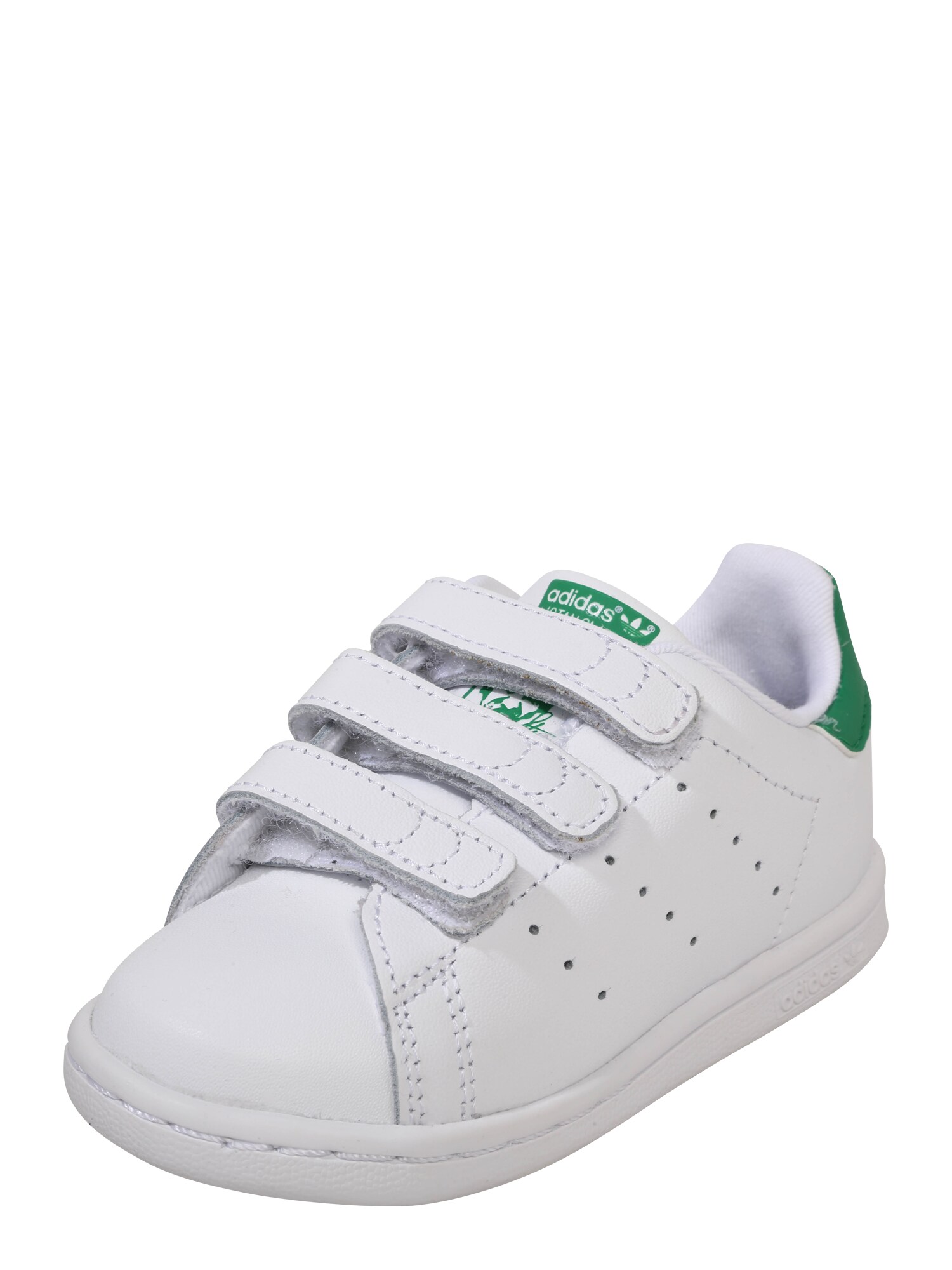 ADIDAS ORIGINALS Sportbačiai 'STAN SMITH CF I'  balta / žalia
