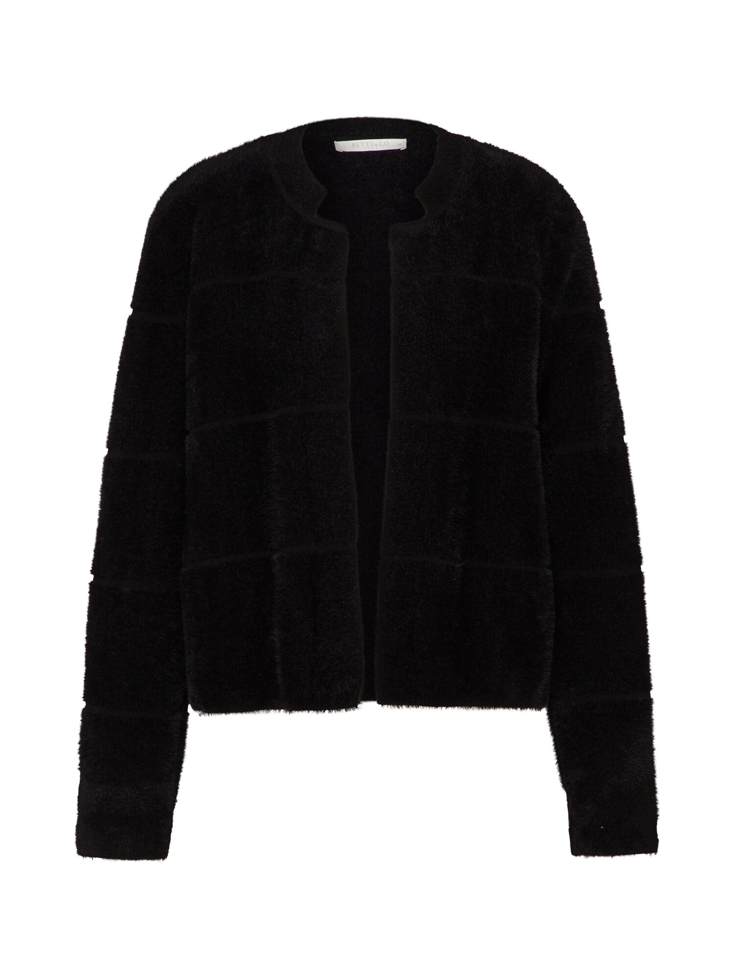 Betty Co Dames Gebreid Vest Zwart betty co kopen in de aanbieding