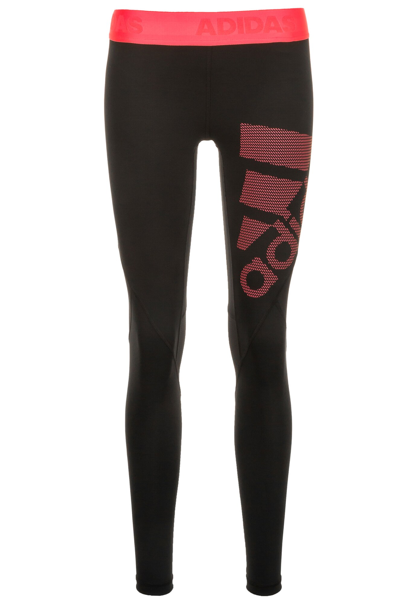Adidas Performance Dames Sportbroek Alphaskin Sport Koraal Zwart adidas performance kopen in de aanbieding