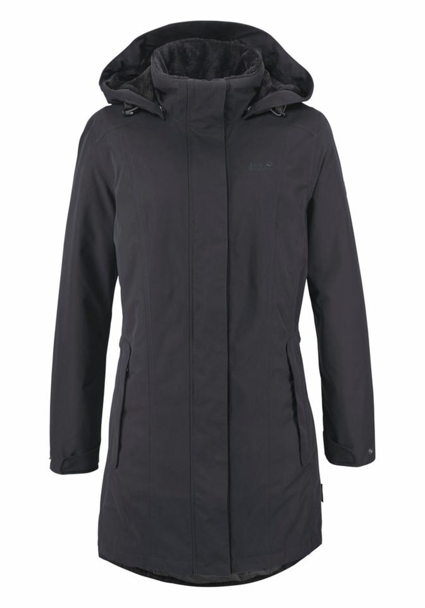 Jack Wolfskin Dames Outdoormantel Madison Avenue Zwart jack wolfskin kopen in de aanbieding