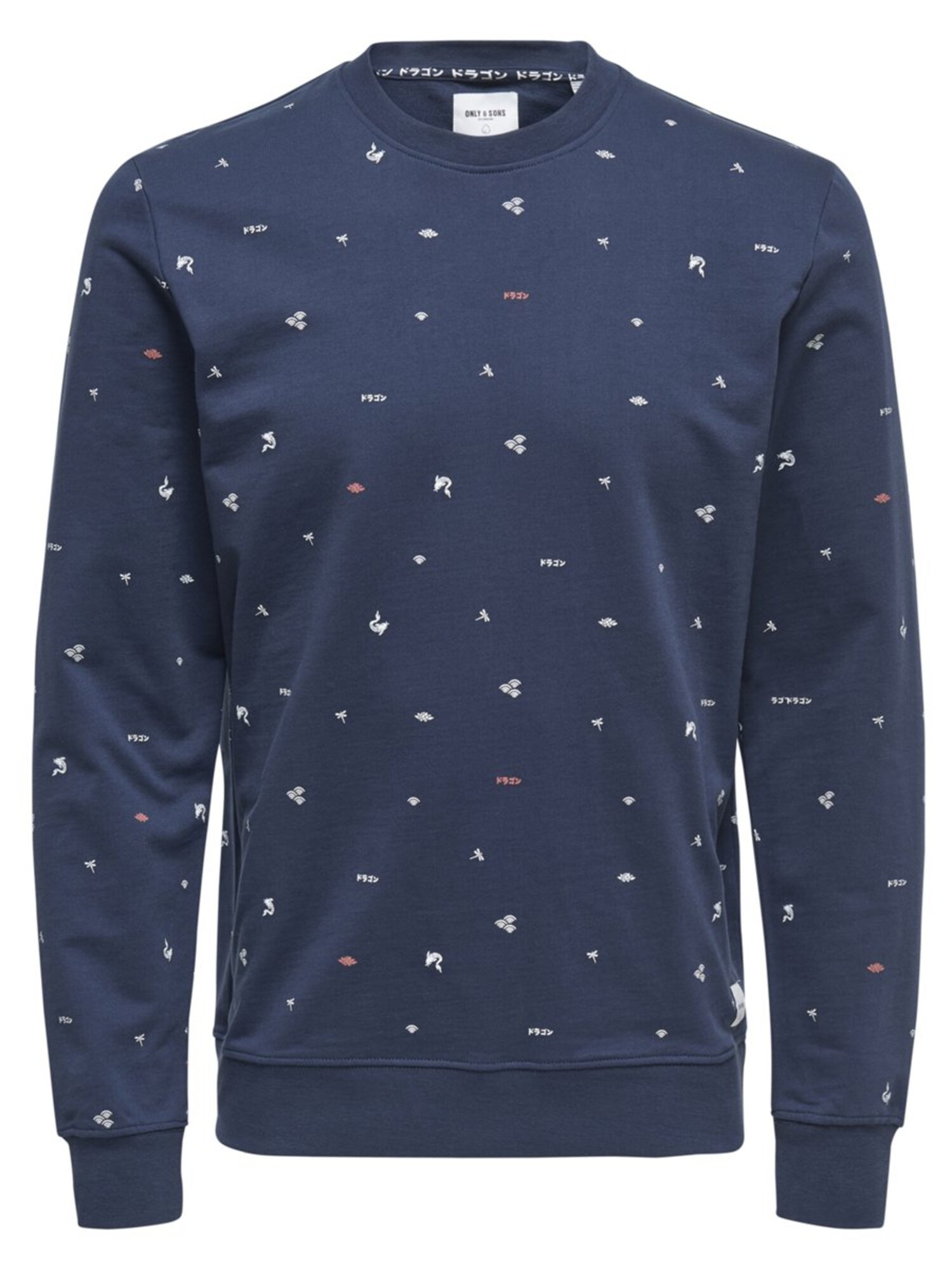 Only Sons Heren Sweatshirt Nachtblauw only sons kopen in de aanbieding