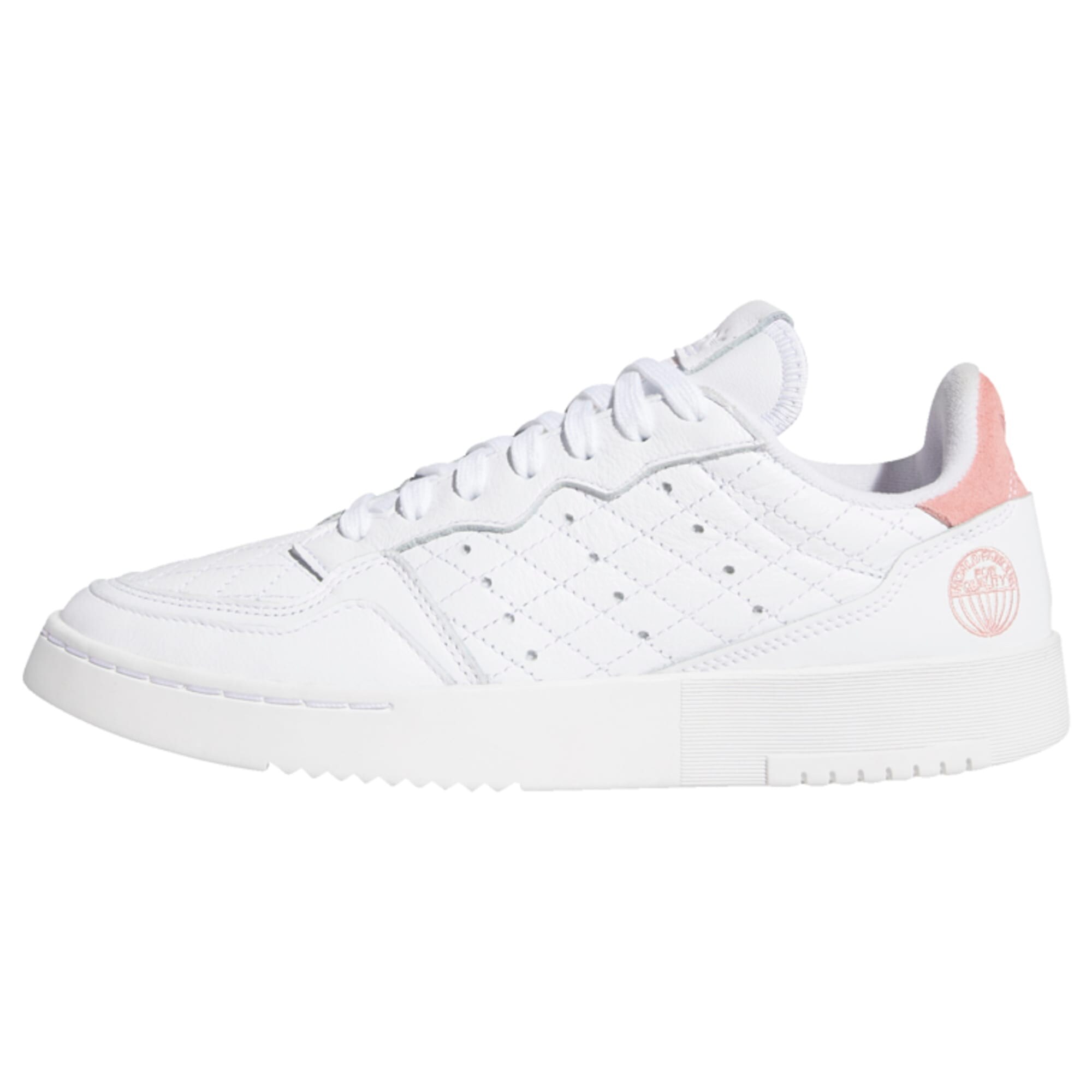 ADIDAS ORIGINALS Sportbačiai be auliuko 'Supercourt'  balta / rožių spalva