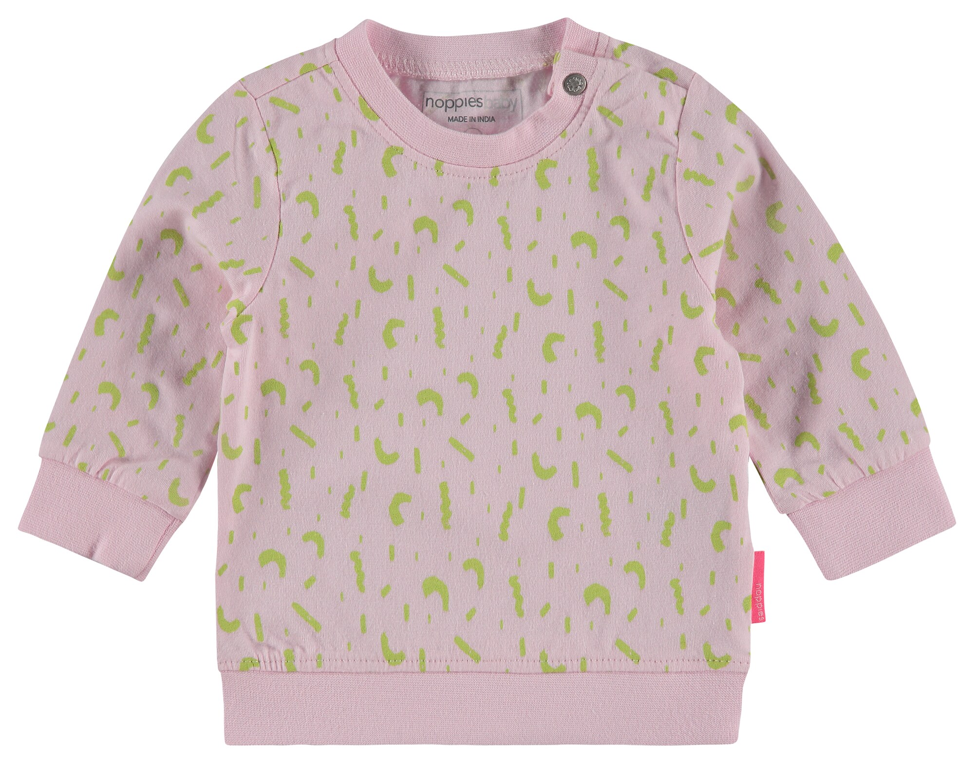 Noppies Meisjes Trui Kossa Lichtgroen Rosa noppies kopen in de aanbieding