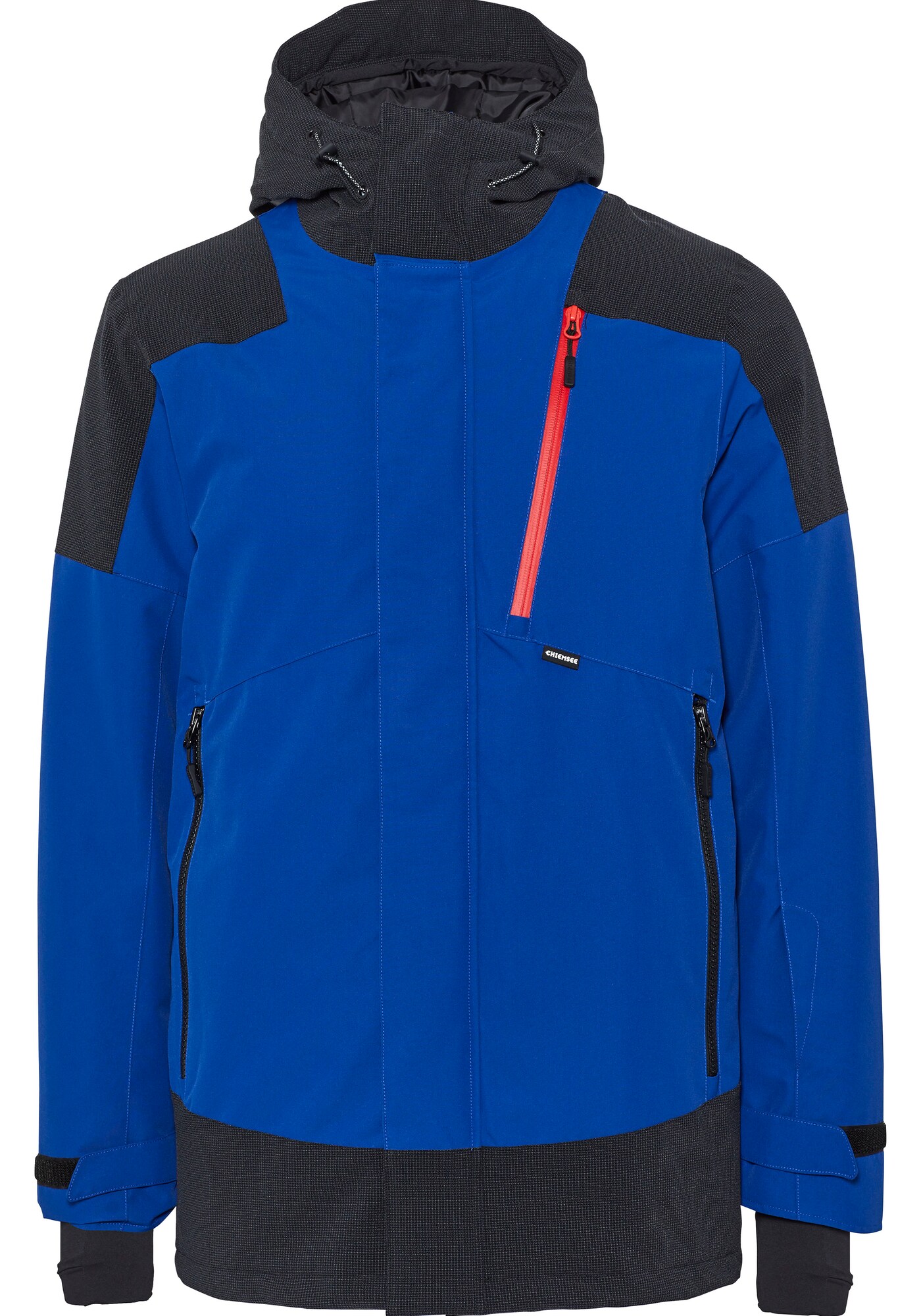 Chiemsee Heren Sportjas Park City Ski Jacket Blauw Zwart chiemsee kopen in de aanbieding