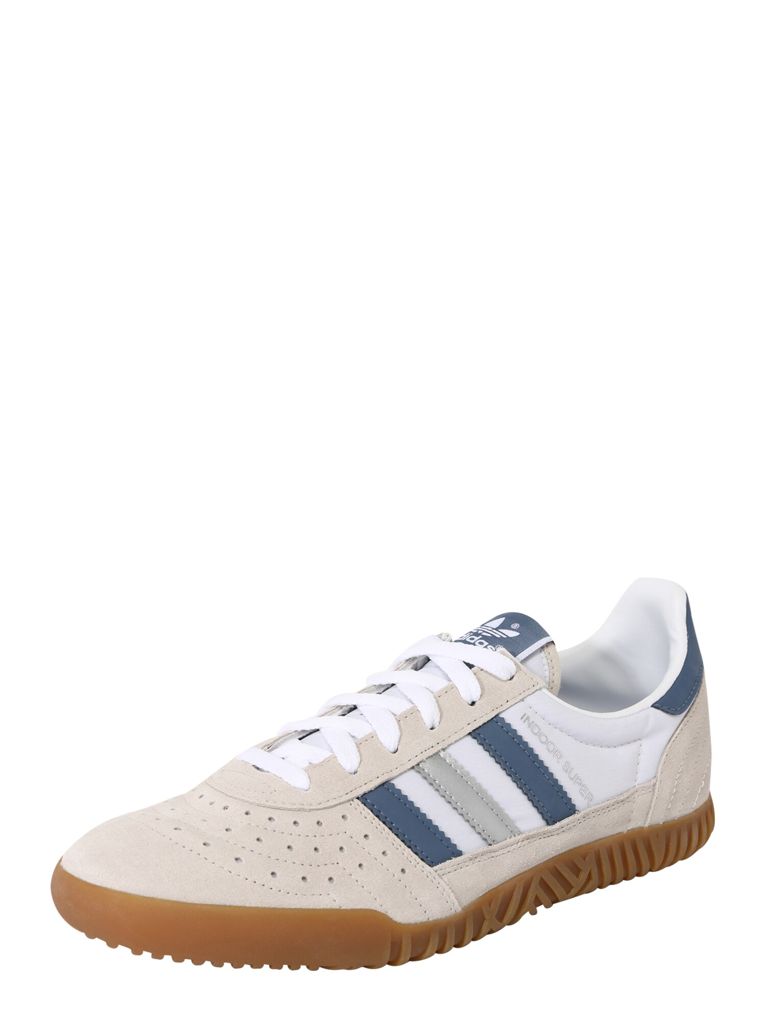 Adidas Originals Heren Sneakers Laag Indoor Super Taupe Duifblauw Wit adidas originals kopen in de aanbieding