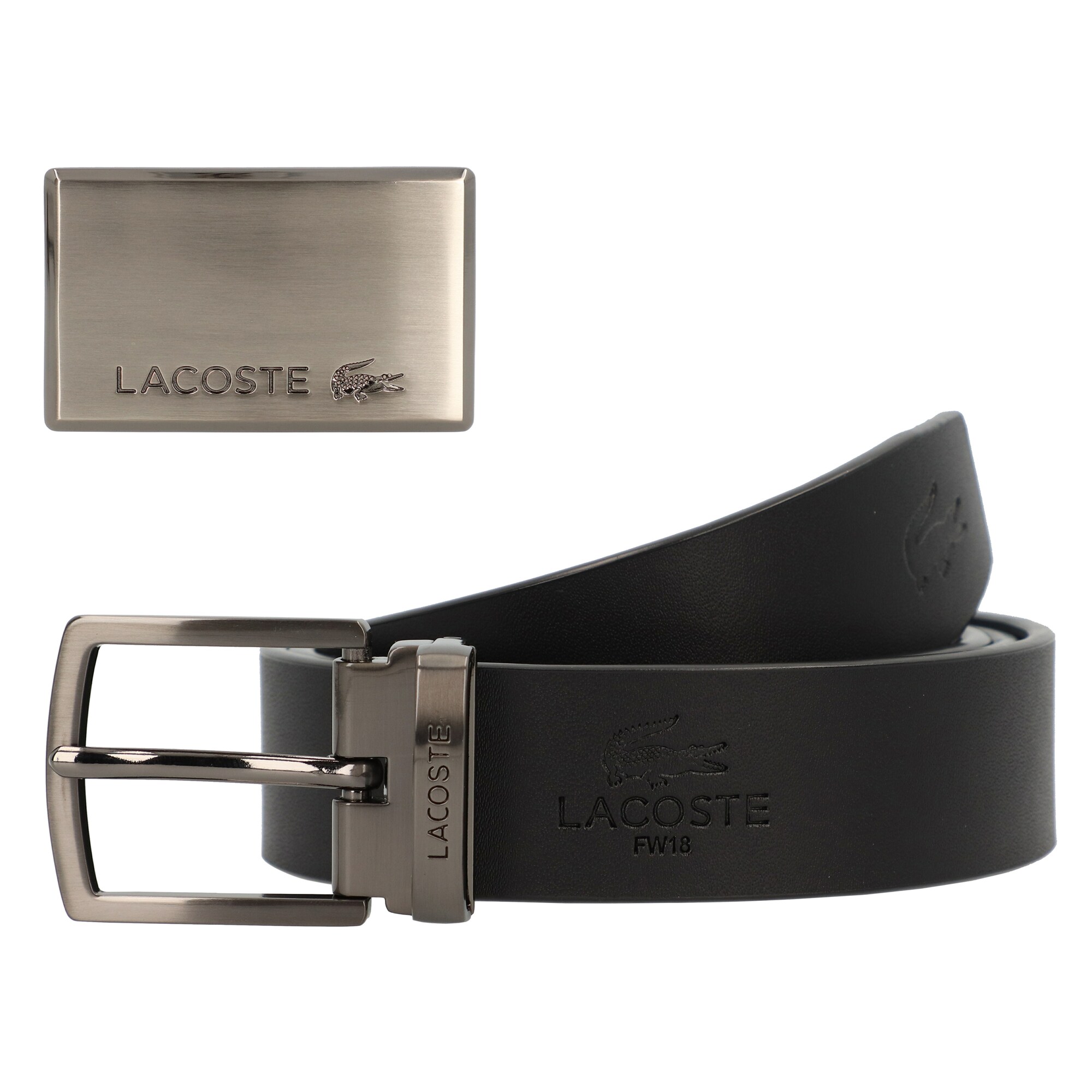 LACOSTE Gürtel ''''Elegance'''' schwarz