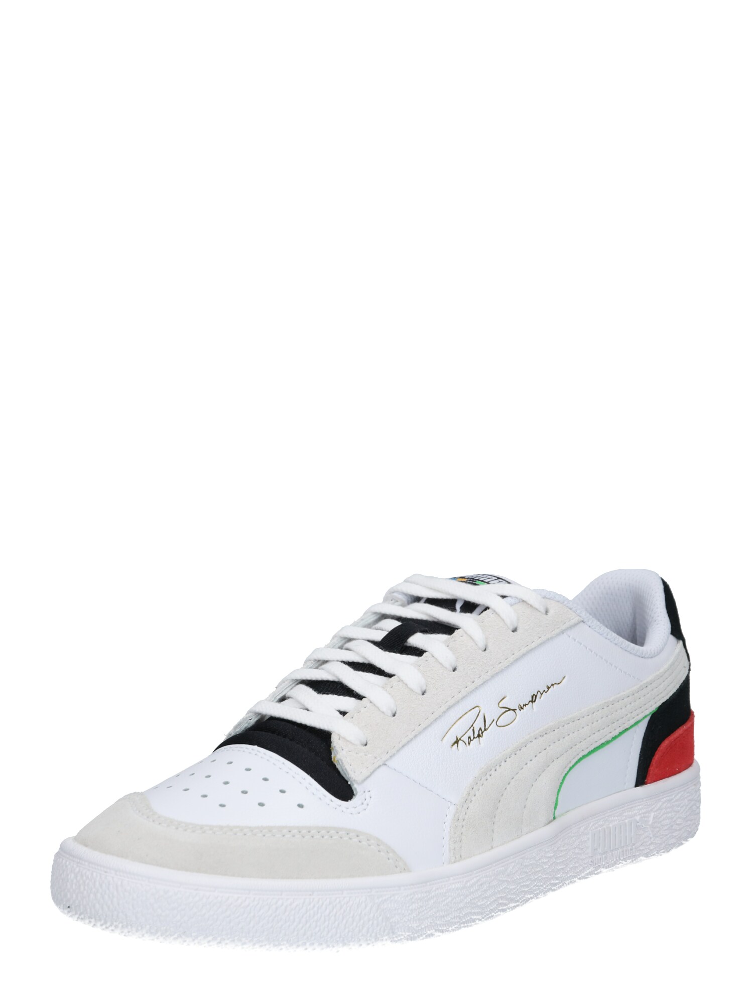 PUMA Sportbačiai be auliuko 'Ralph Sampson'  raudona / mėlyna / balta / smėlio / juoda