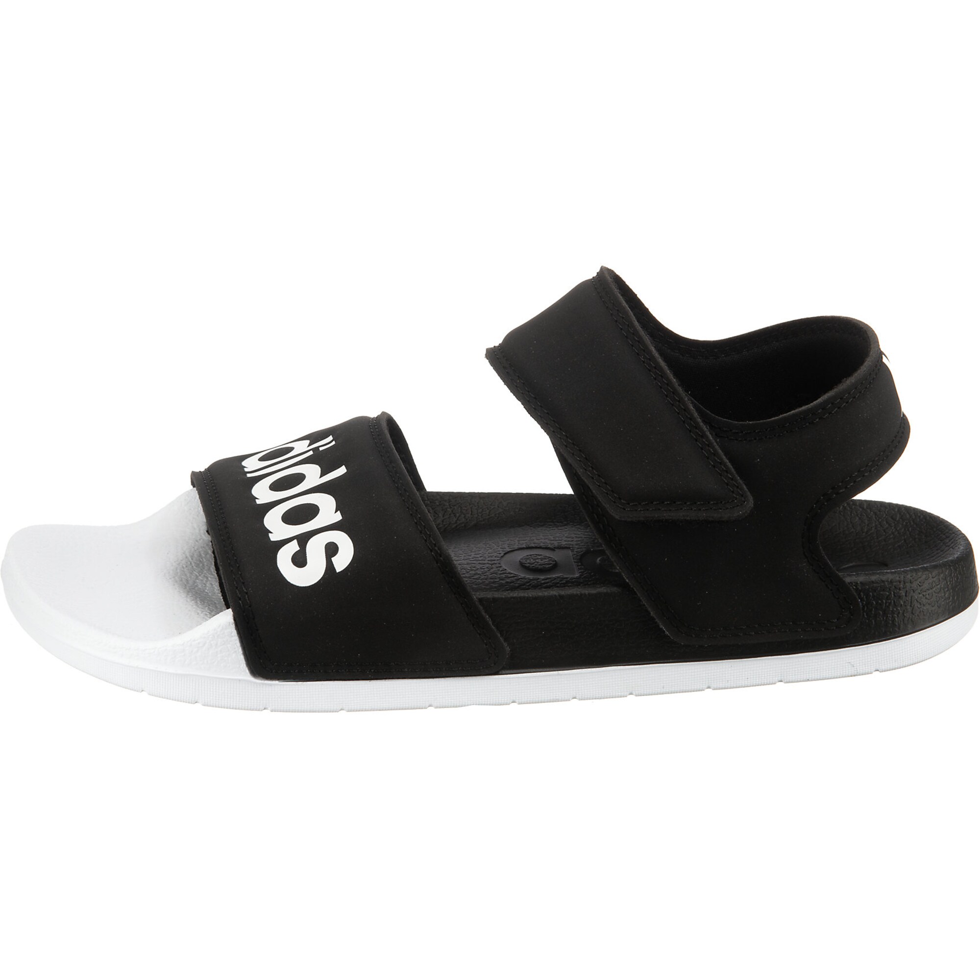 ADIDAS PERFORMANCE Sandalai 'Adilette'  juoda / balta