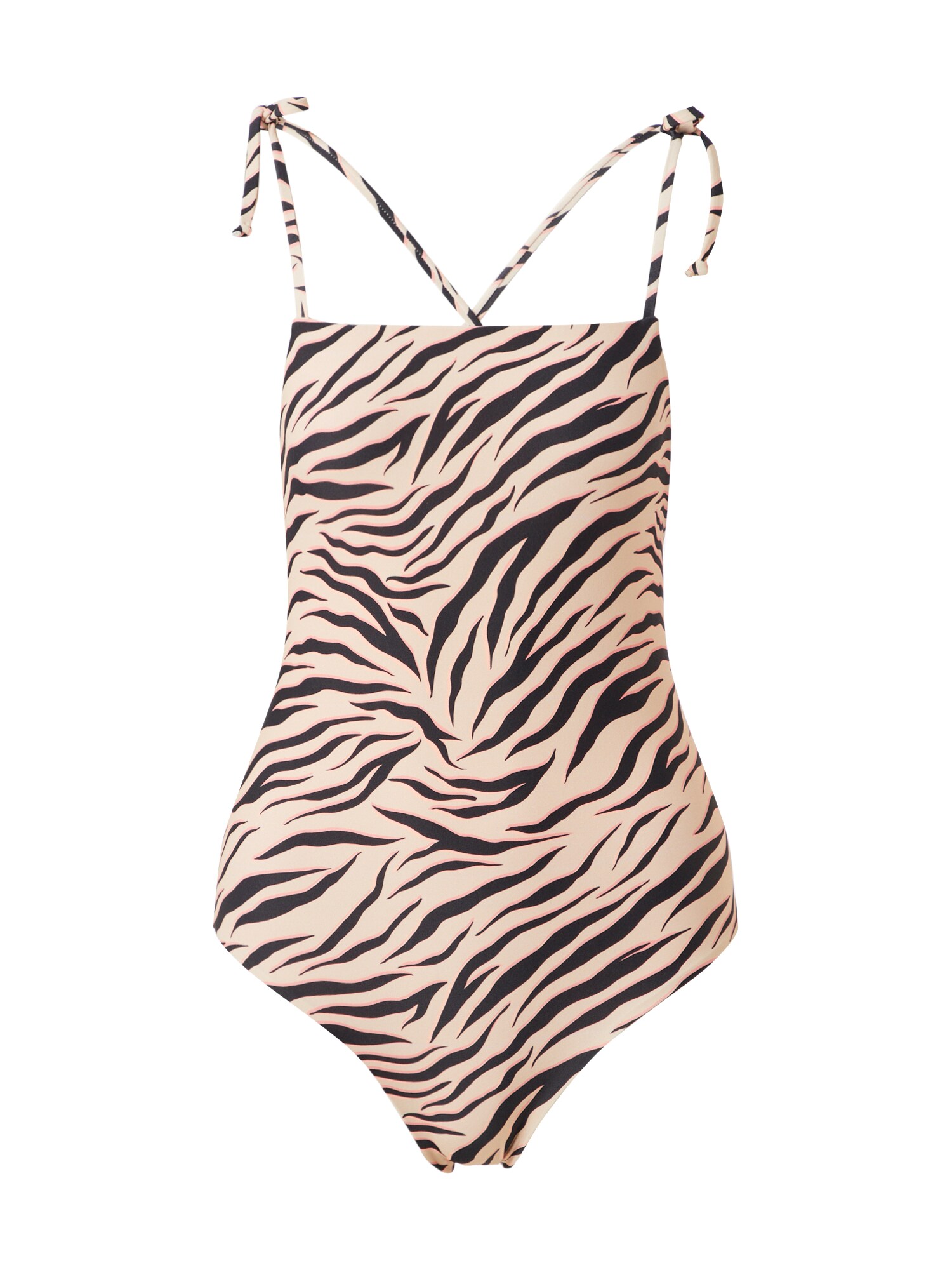 CATWALK JUNKIE Maudymosi kostiumėlis 'S SUNNY ZEBRA ONE PIECE '  ruda / smėlio