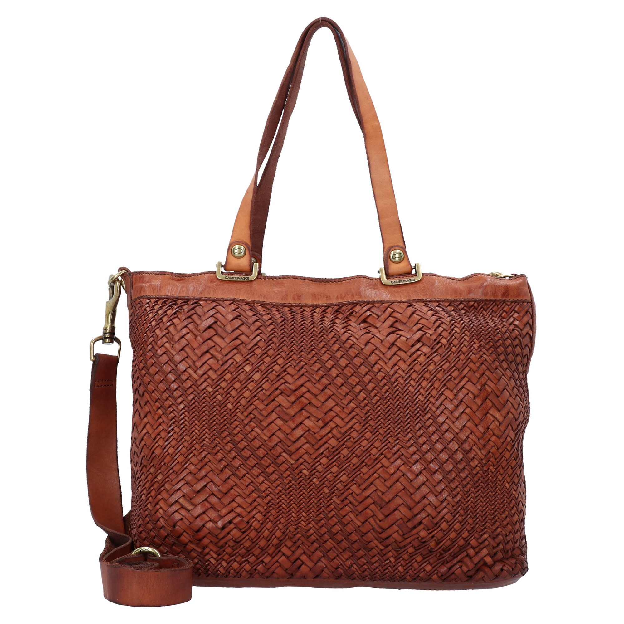 Campomaggi Dames Shopper Edera Roestbruin campomaggi kopen in de aanbieding