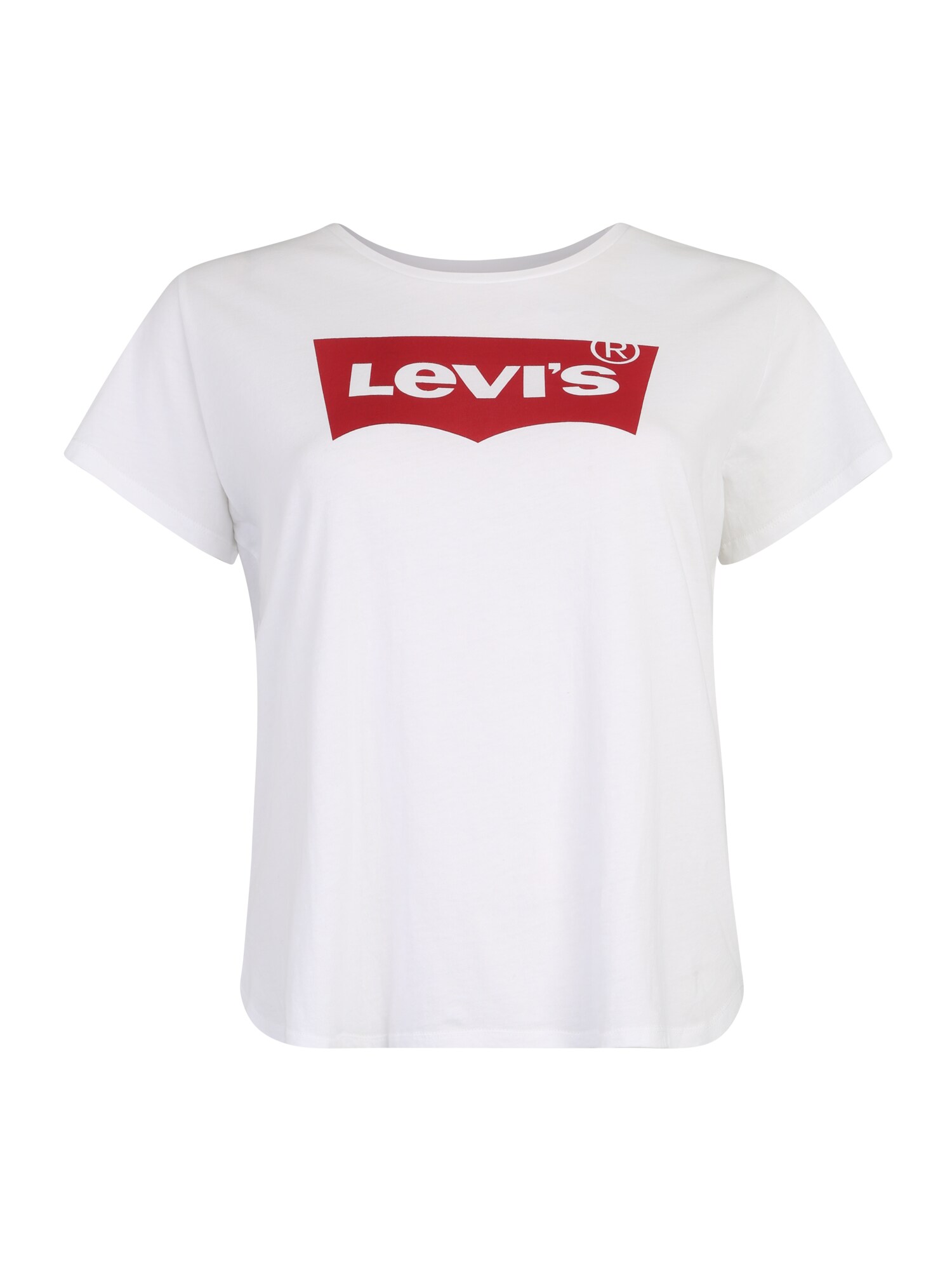 Levi's® Plus Tričko 'The Perfect Tee '  červená / biela