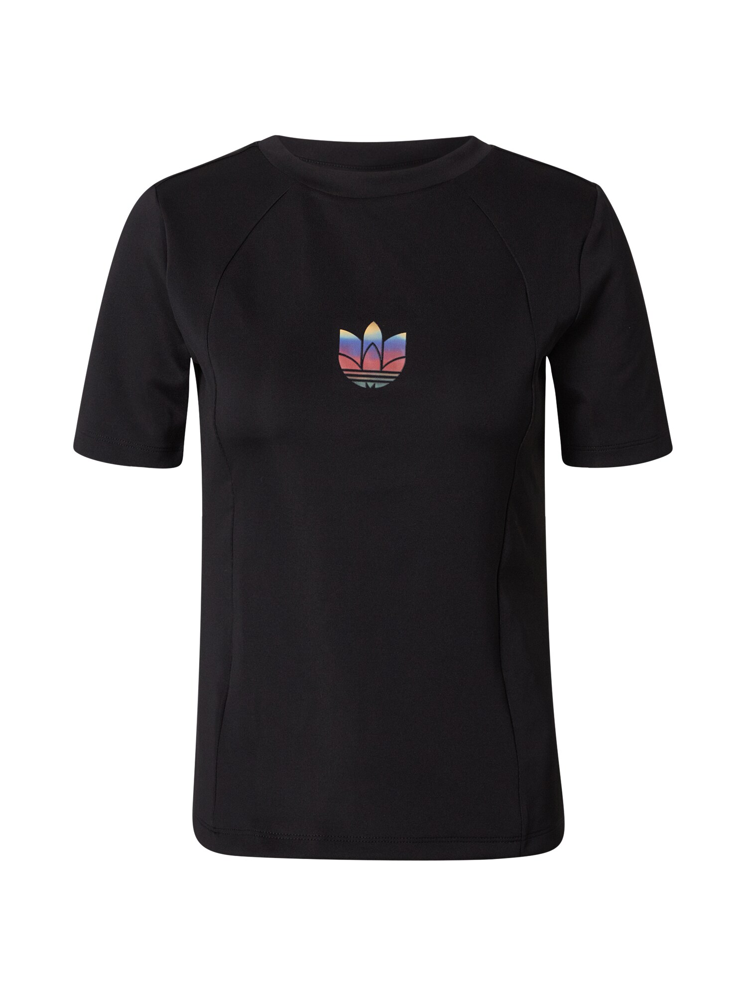 ADIDAS ORIGINALS Marškinėliai  šviesiai rožinė / purpurinė / juoda