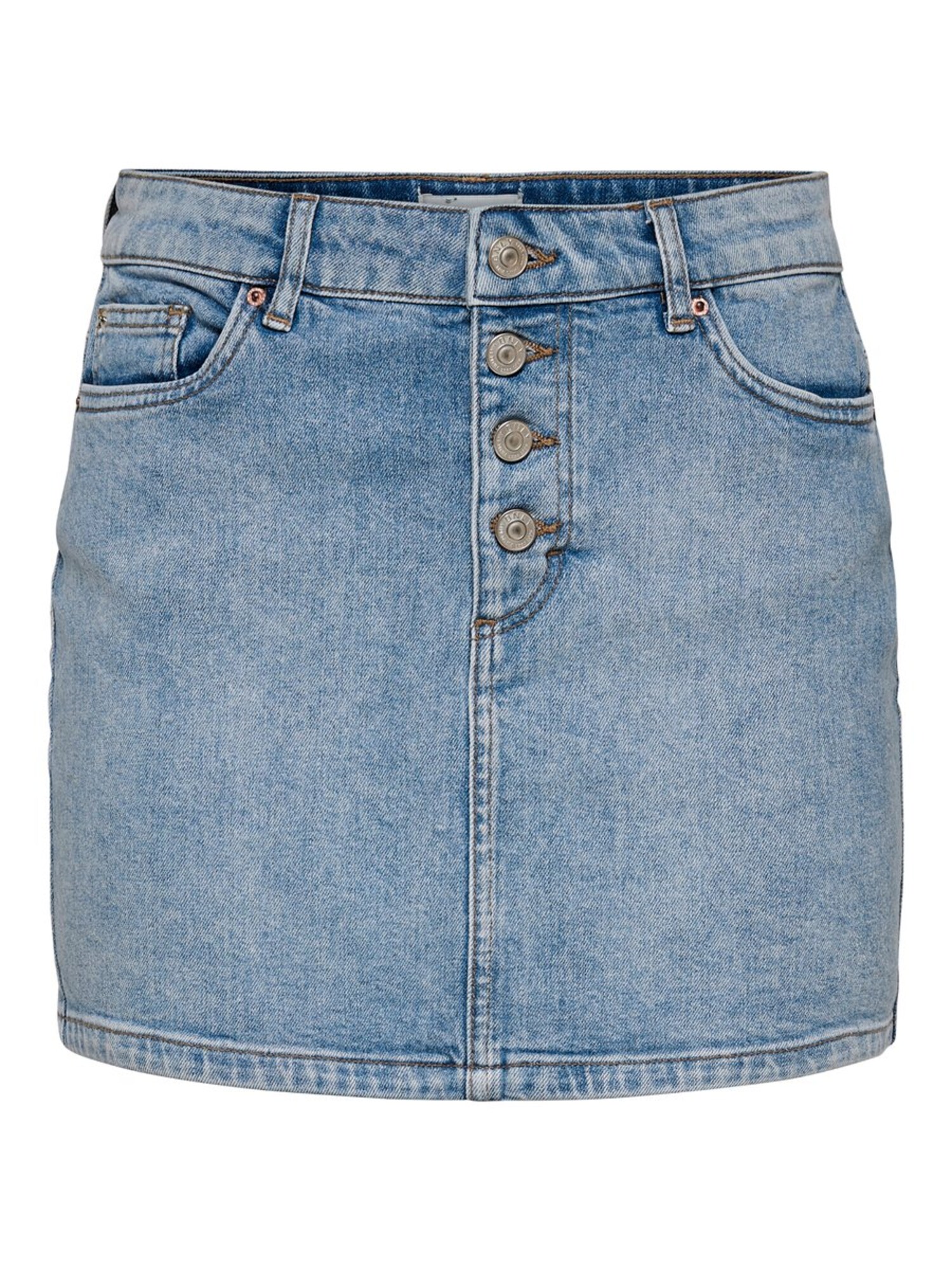 Only Dames Rok Blauw Denim only kopen in de aanbieding