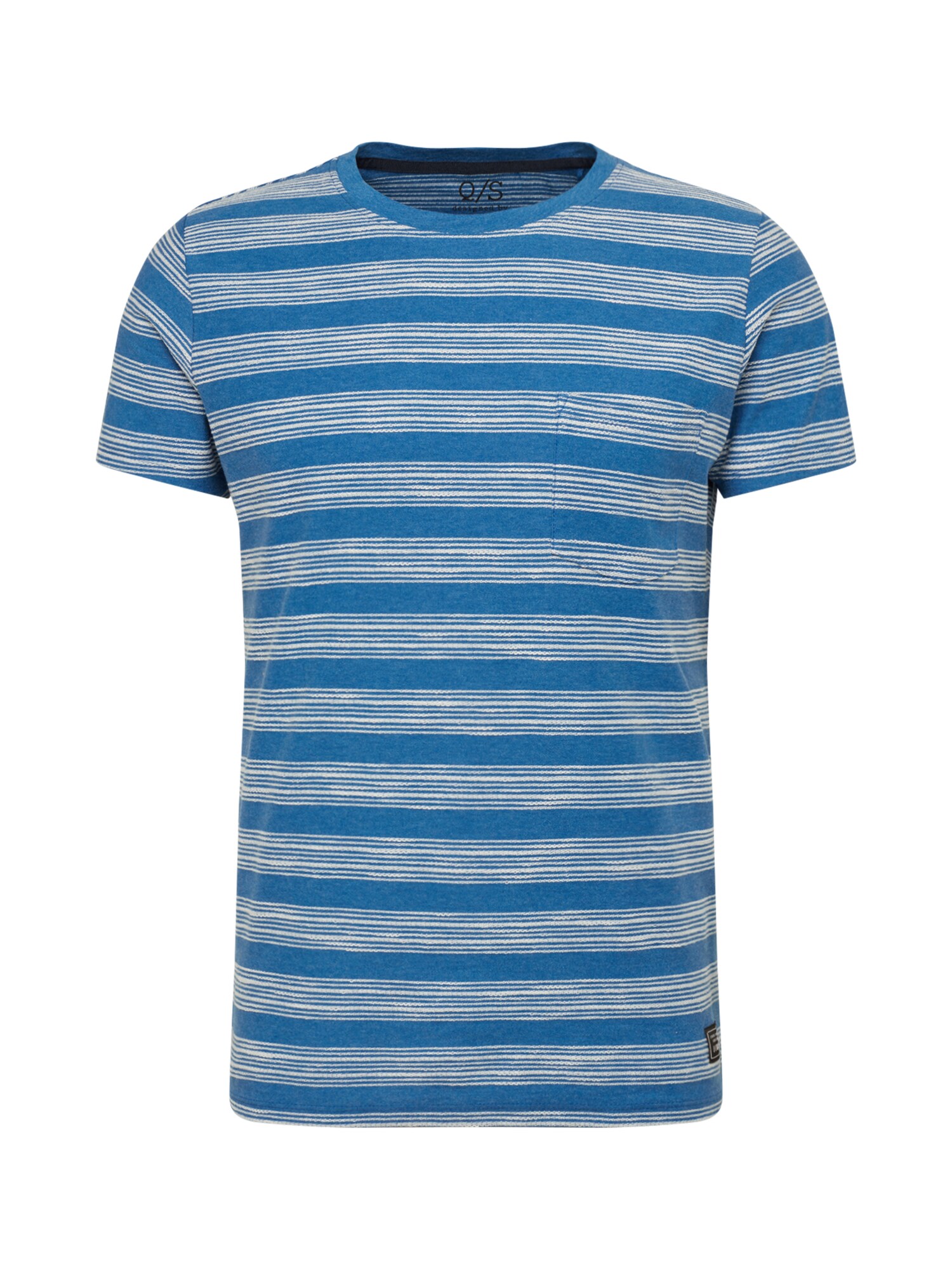 Q/S designed by Marškinėliai  mėlyna / šviesiai pilka