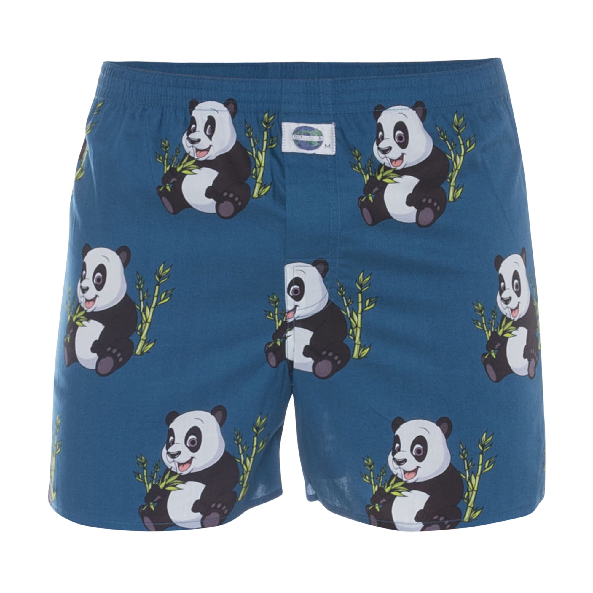 Deal International Heren Boxershorts Panda Blauw deal international kopen in de aanbieding