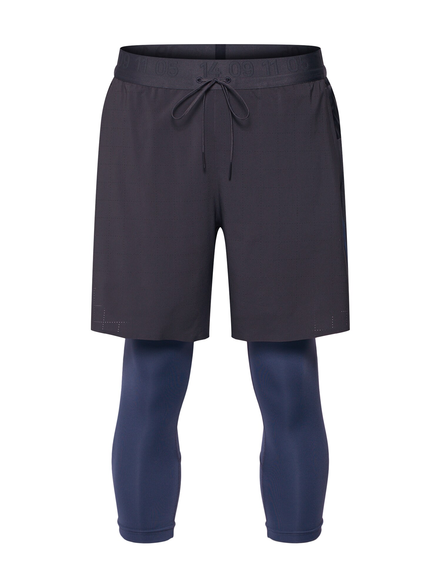 Nike Heren Sportbroek M Nk 2In1 Short Tch Pck Blauw Antraciet nike kopen in de aanbieding